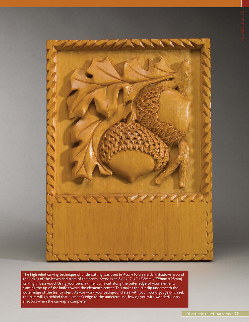 101 Artistic Relief Patterns for Woodcarvers, Woodburners & Crafters - Image 4