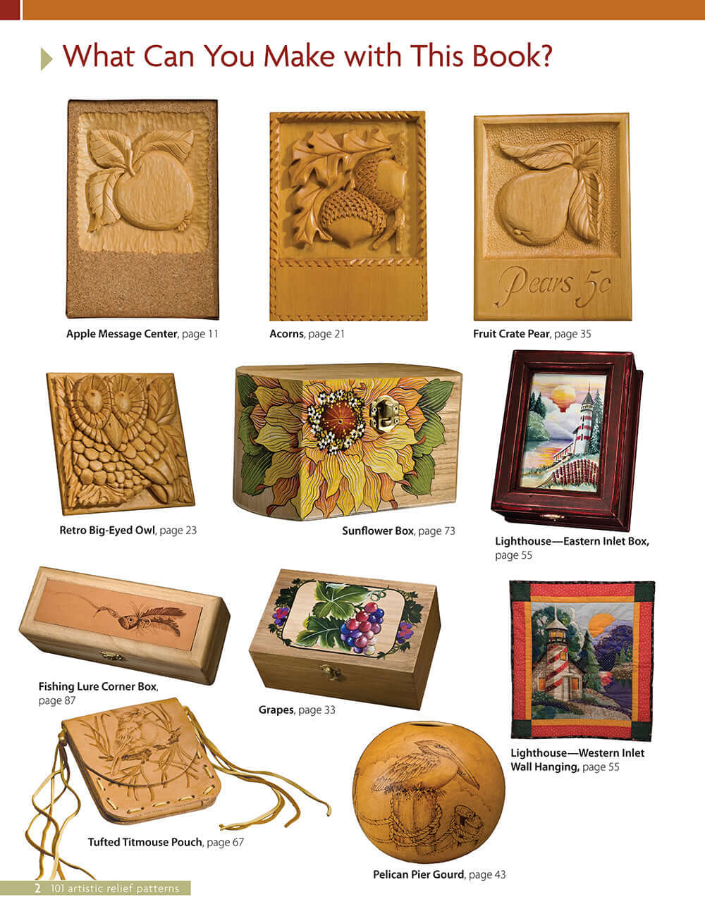 101 Artistic Relief Patterns for Woodcarvers, Woodburners & Crafters - Image 7