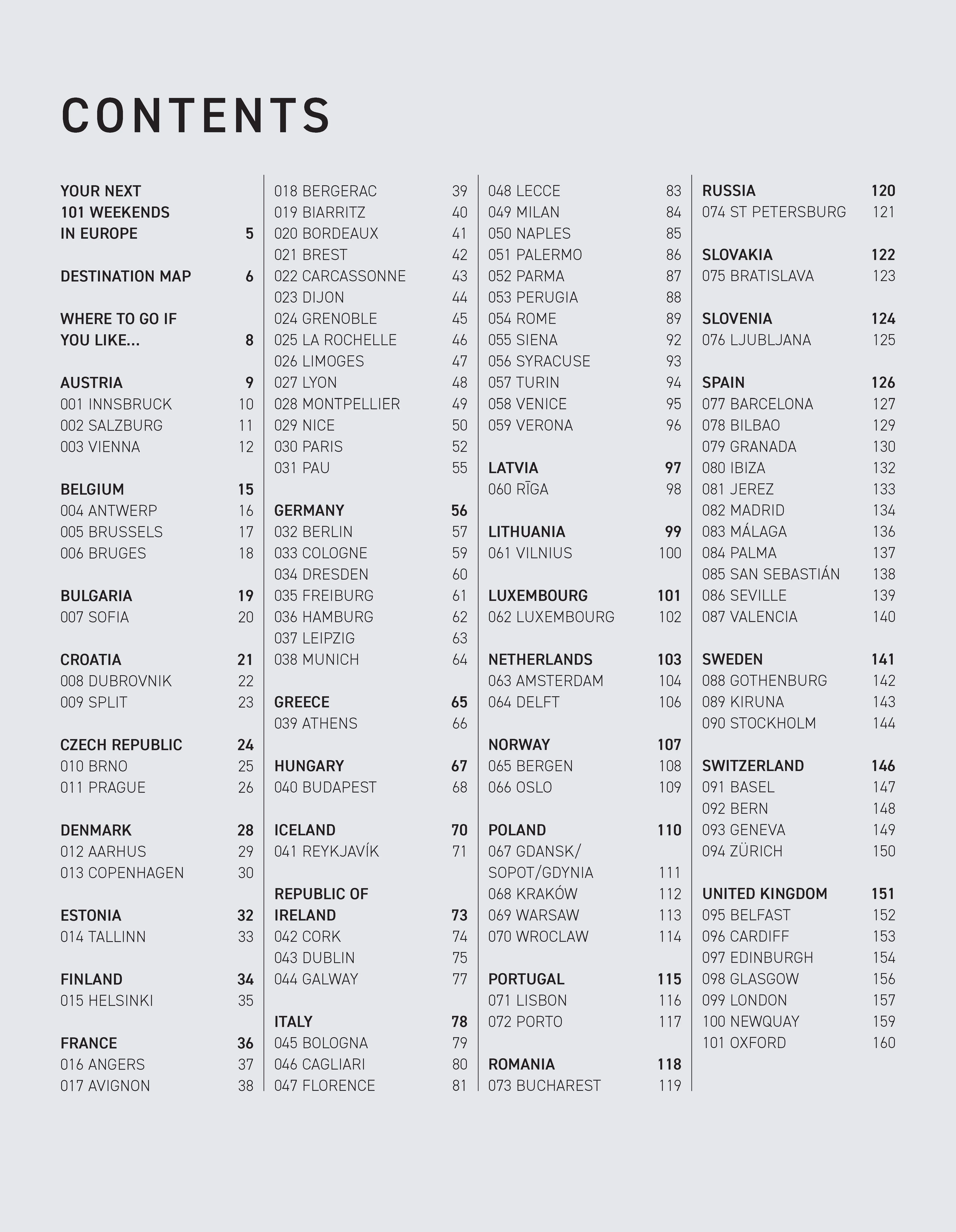 101 Weekends In Europe, 2nd Edition - Image 3