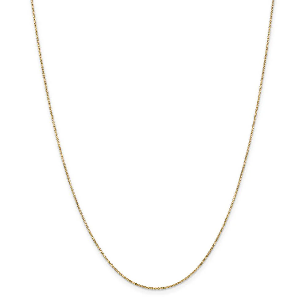14k Yellow Gold Reversible Horseshoe Necklace - Image 3