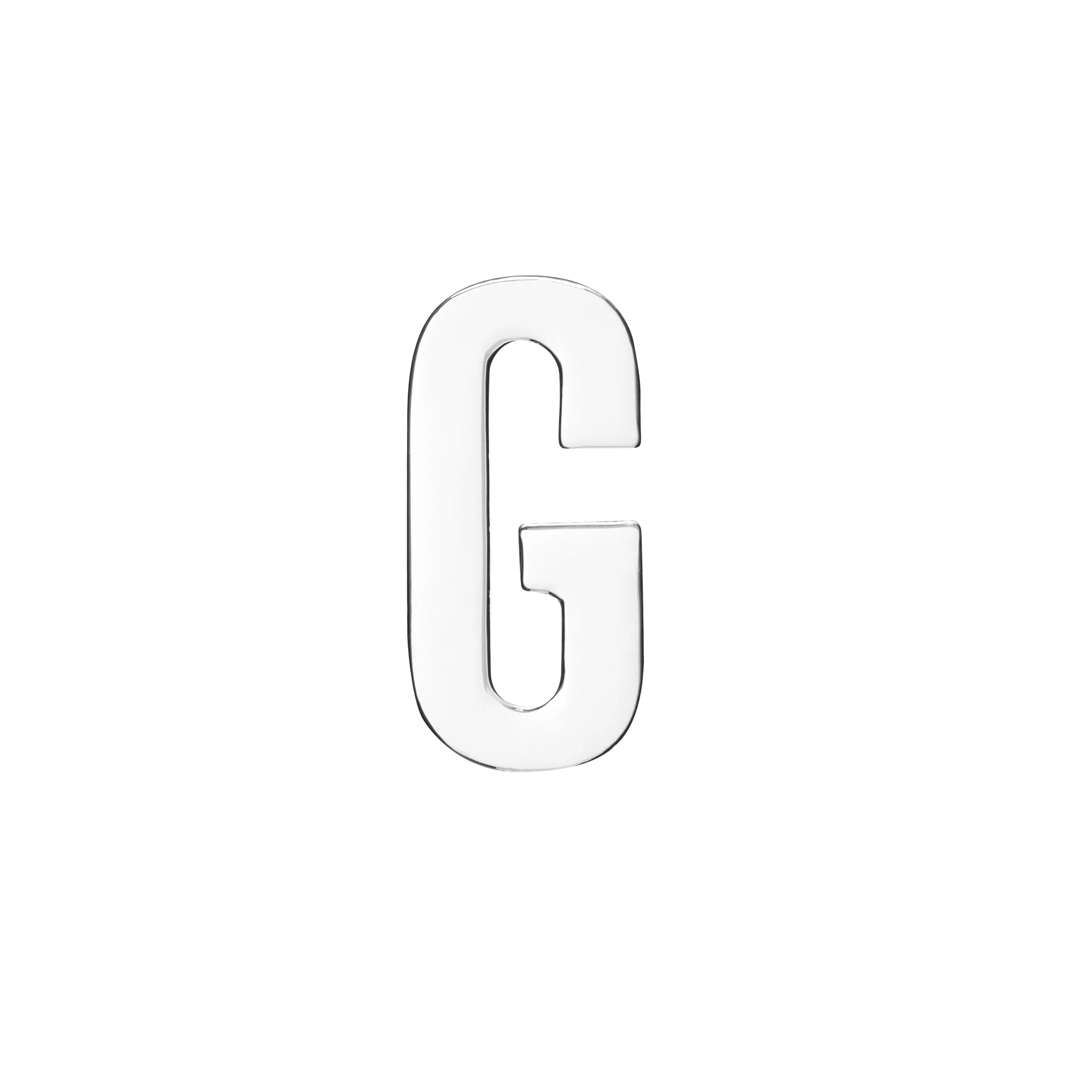 18MM CONFESSION LETTERS SILVER - Image 9