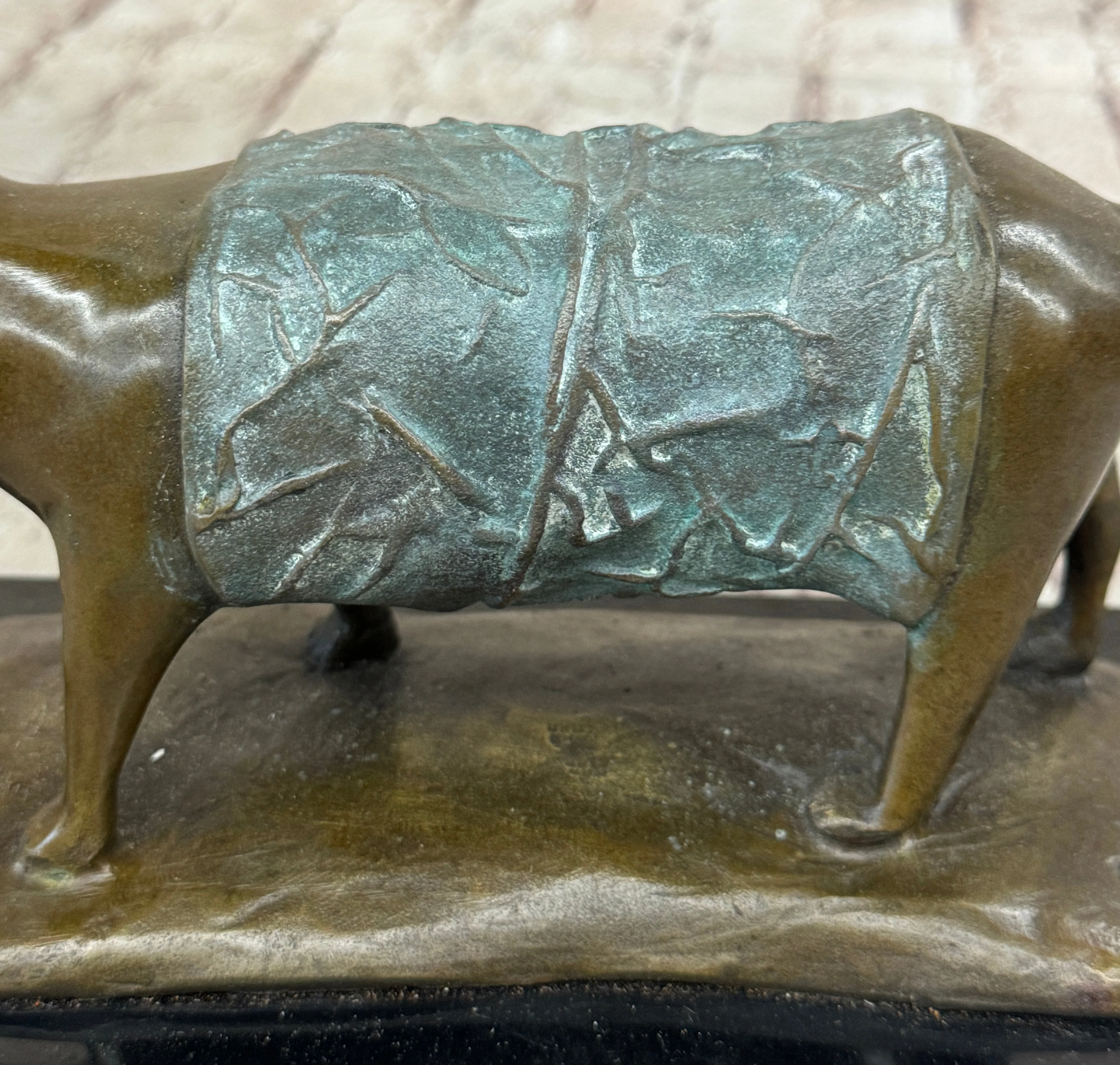 Abstract Cat Bronze Metal Sculpture Statue Figure After Fernando Botero - Image 9