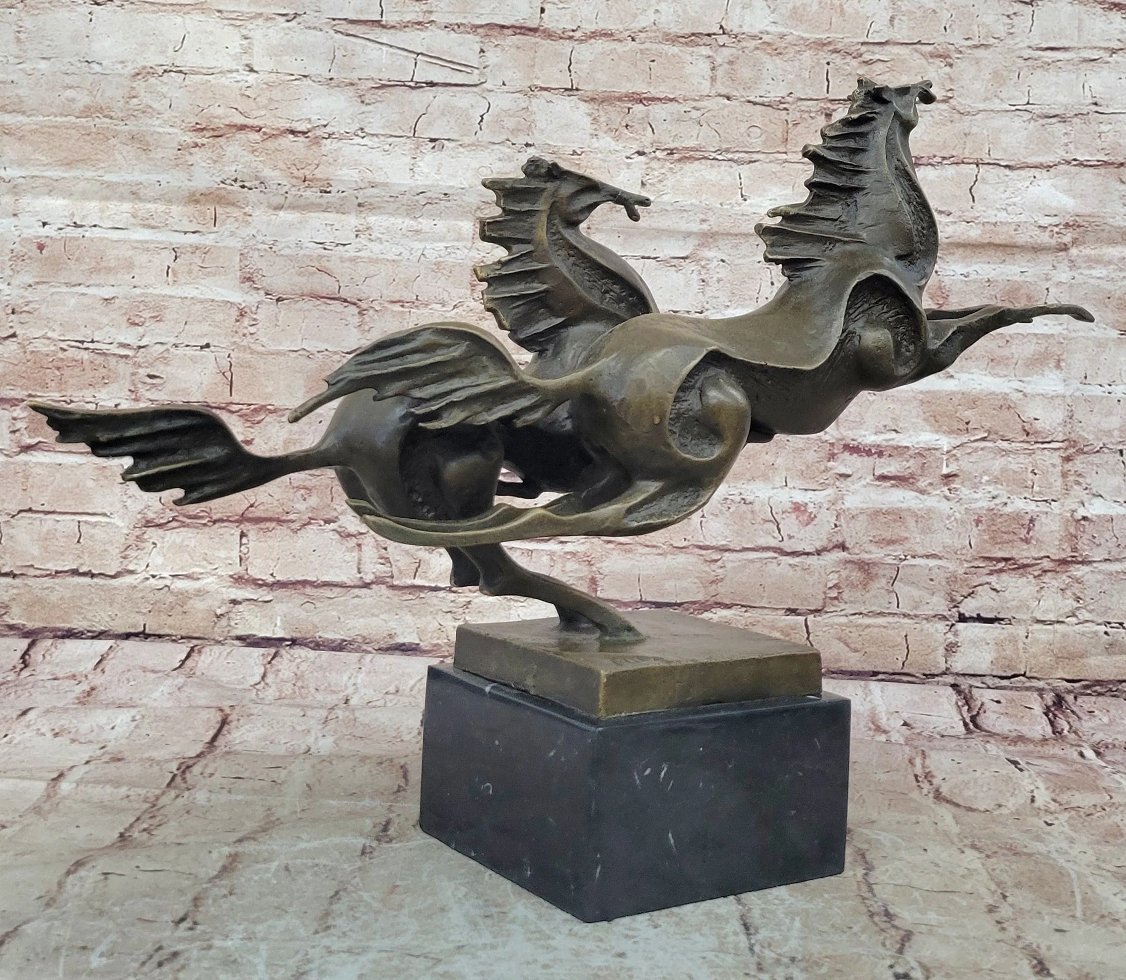 Abstract Galloping Horses Bronze Sculpture Original Equine Art Signed by Milo - Image 5