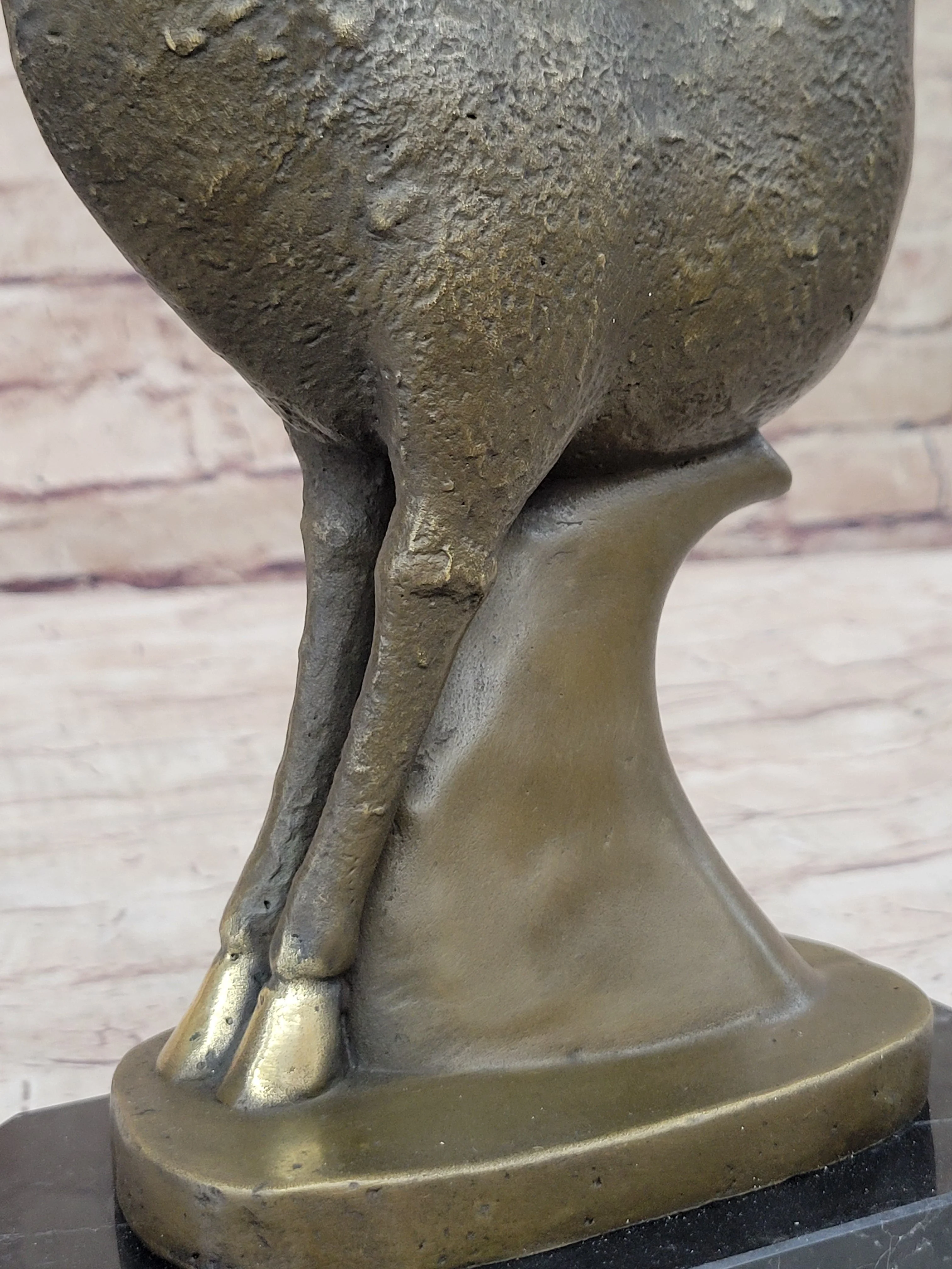 Abstract Modern Art Bucking Chinese Tang Horse Bronze Sculpture Figure by Milo - Image 6