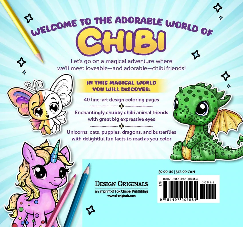 Adorable Chibi World Coloring Book - Image 5