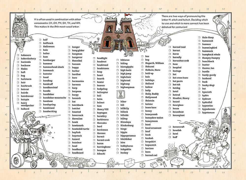 Amazing A--Z AlphaQuest Seek & Find Challenge Puzzle Book - Image 4