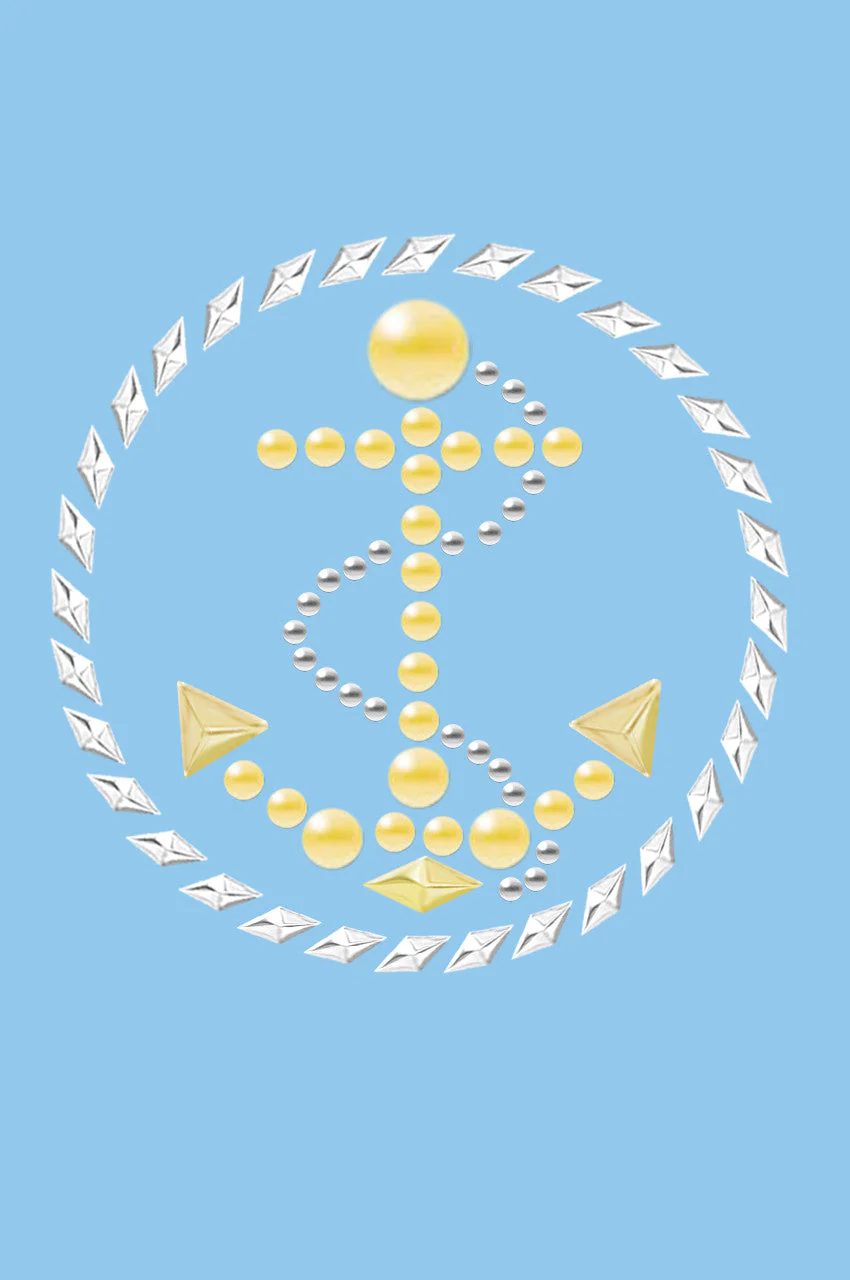 Anchor Circle (Nailhead)  - Bandanna - Image 3
