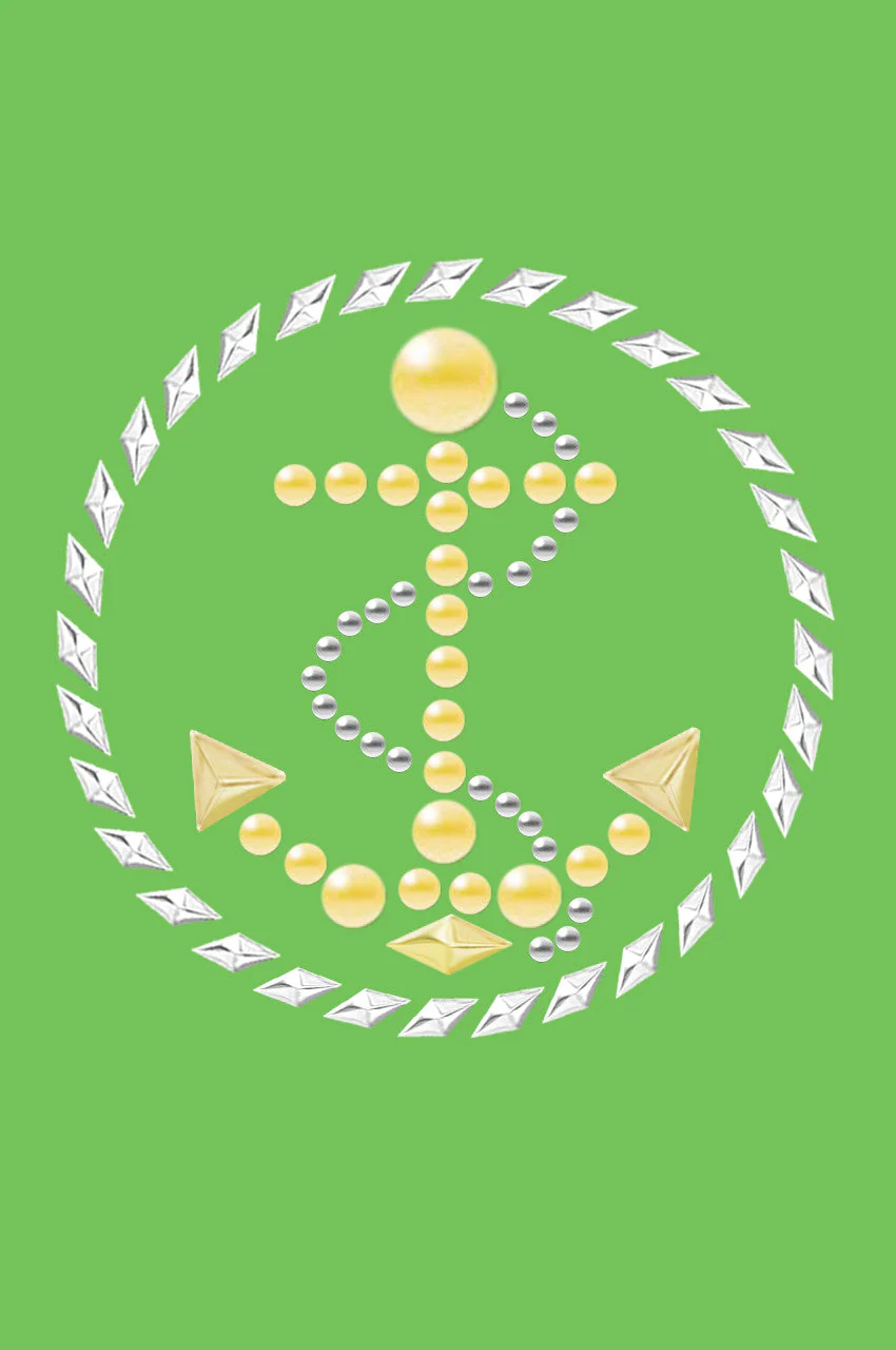 Anchor Circle (Nailhead)  - Bandanna - Image 5