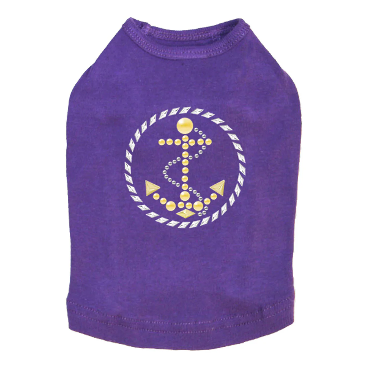 Anchor Circle (Nailhead) - Dog Tank - Image 7