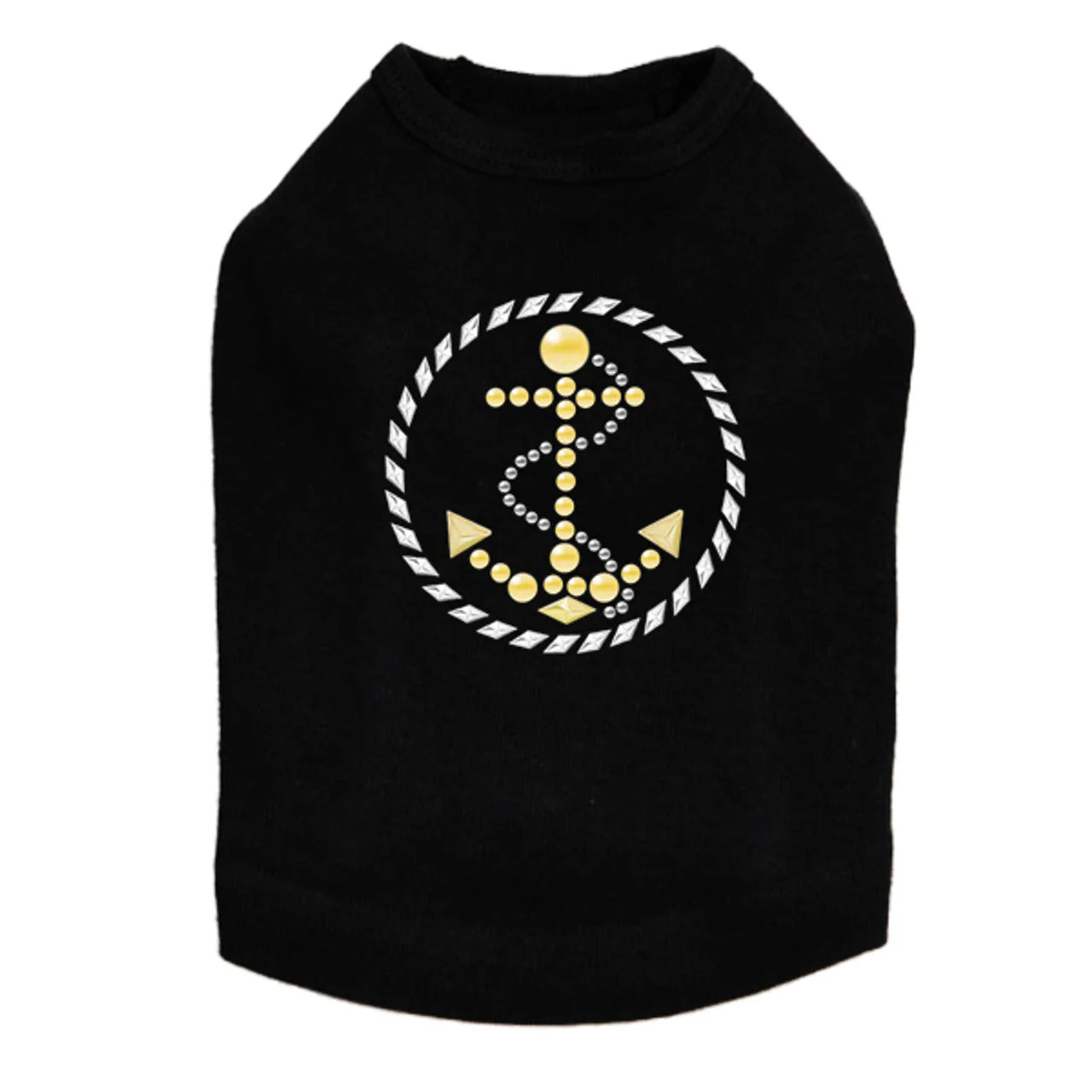 Anchor Circle (Nailhead) - Dog Tank - Image 9