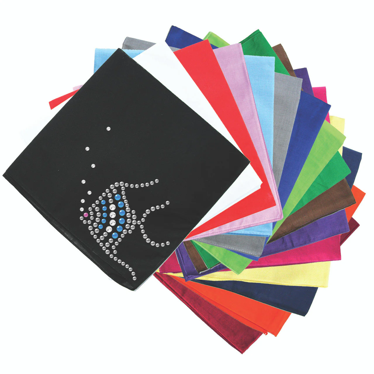 Angel Fish (Blue)  - Bandanna - Image 2
