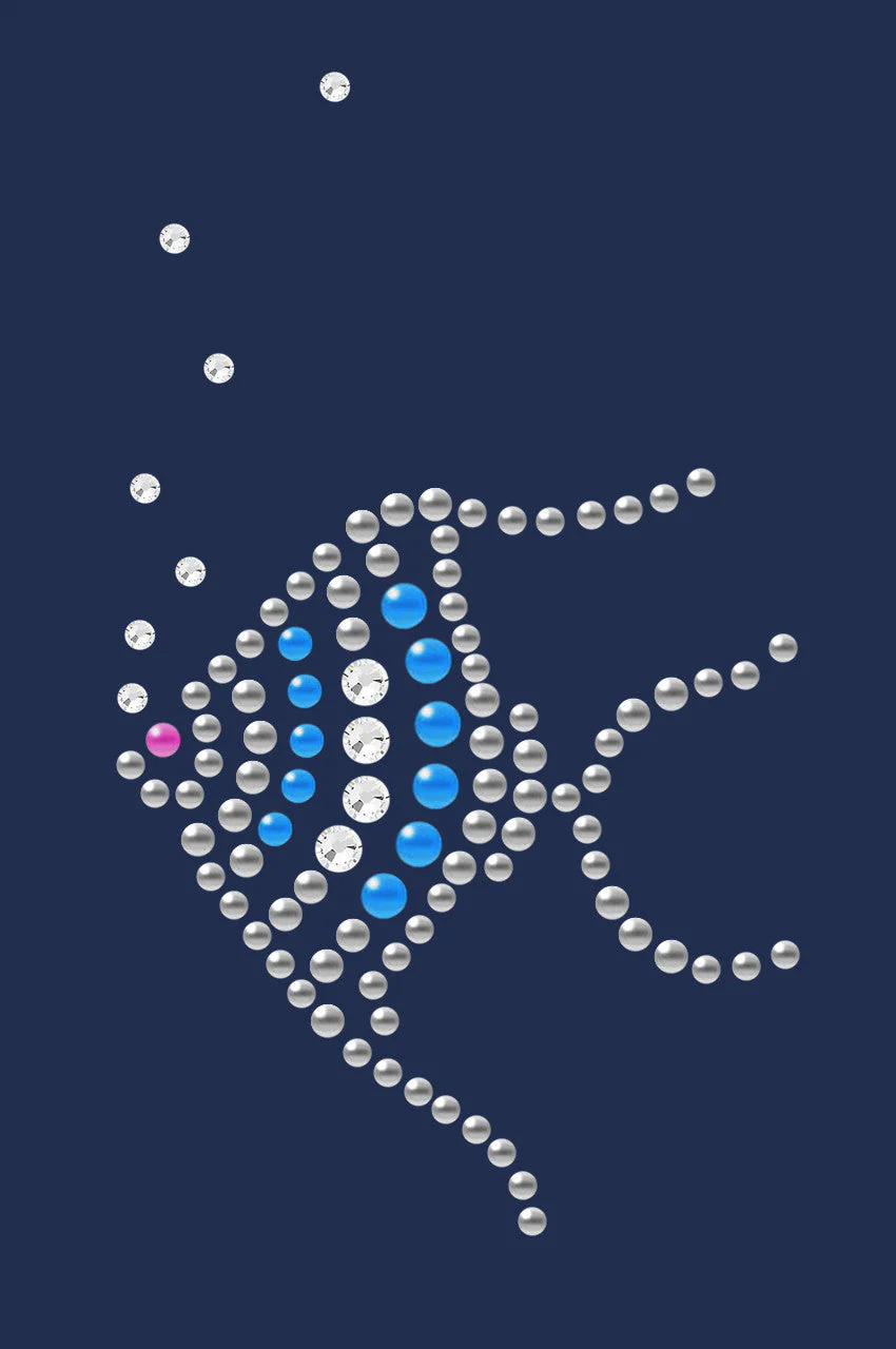 Angel Fish (Blue)  - Bandanna - Image 5
