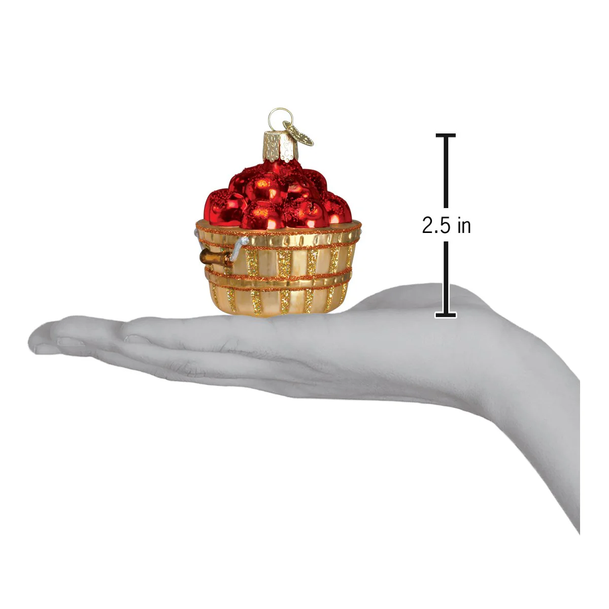 Apple Basket Ornament - Image 4