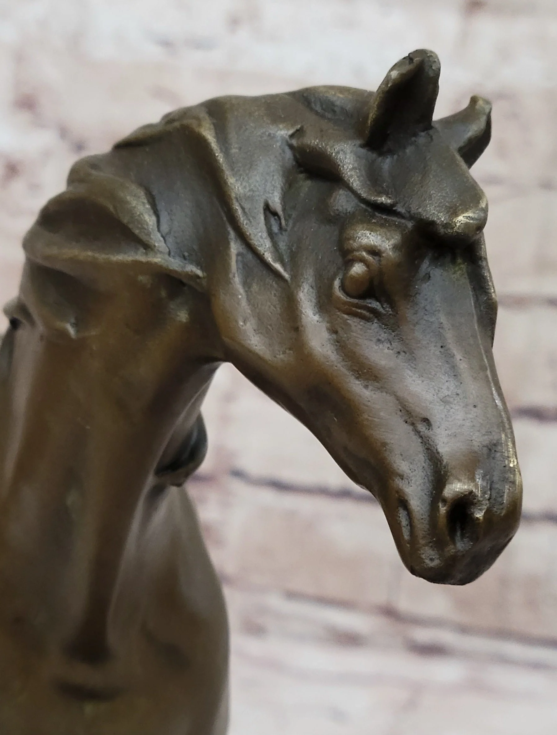 Arabian Horse Bronze Statue Sculpture PJ Mene Equestrian Stables Decor 10" x 11" - Image 7