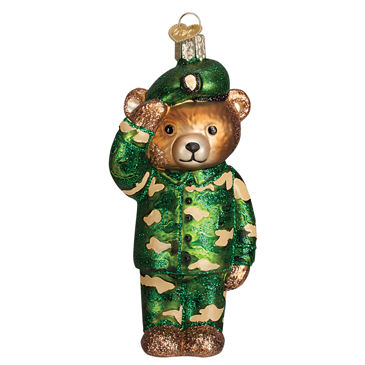 Army Bear Ornament - Image 3