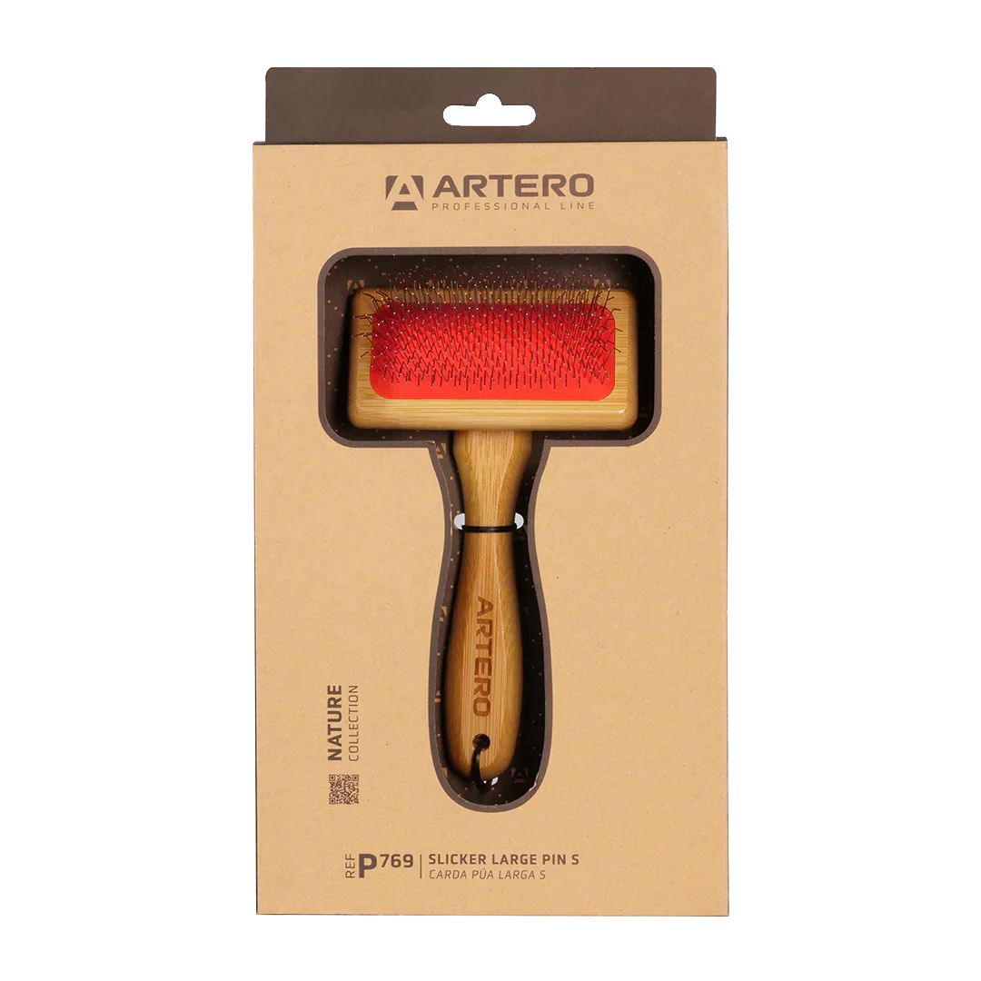 Nature Collection Long Pin Slicker Brush Small by Artero - Image 2