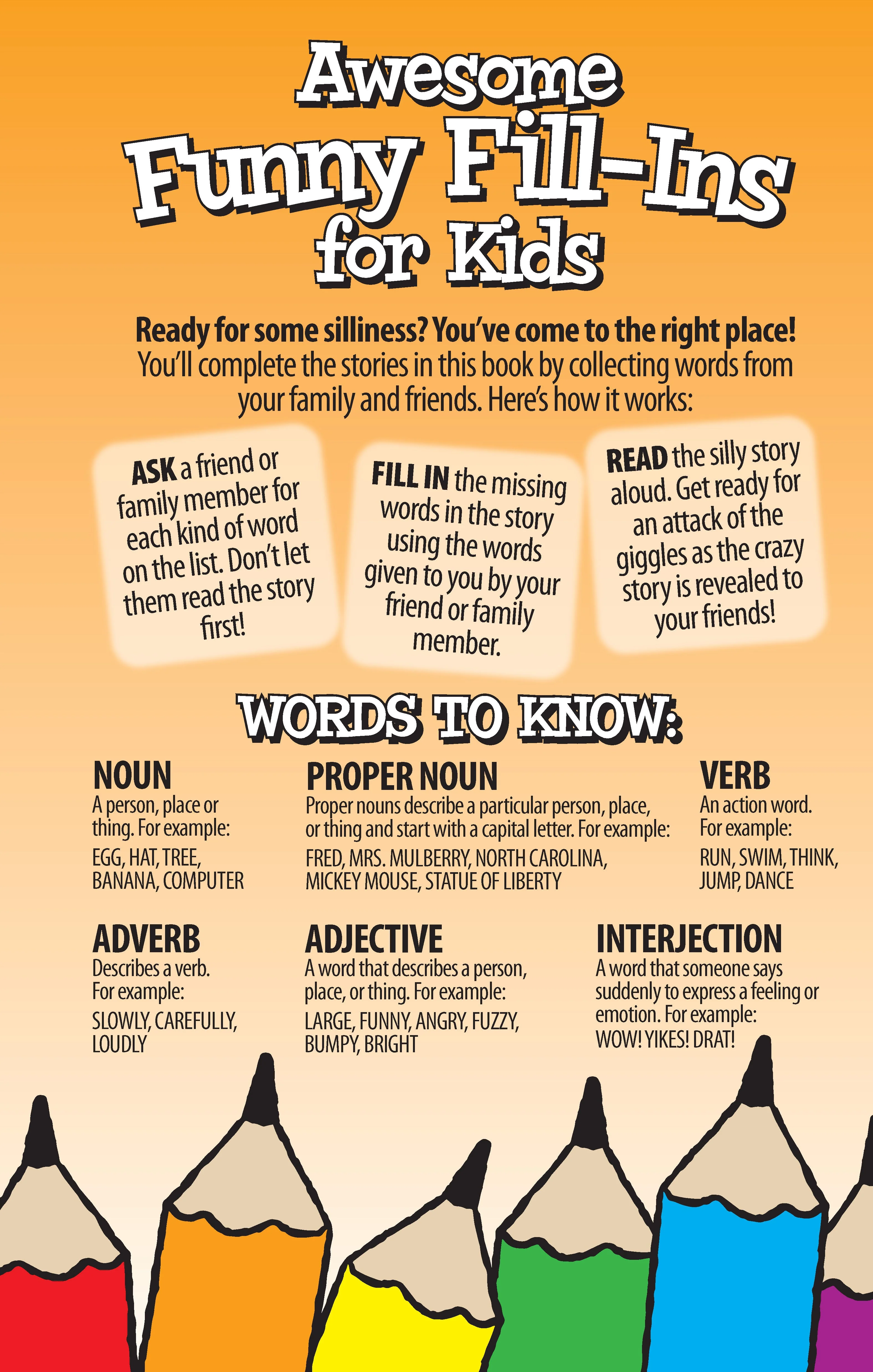 Awesome Funny Fill-Ins for Kids - Image 3
