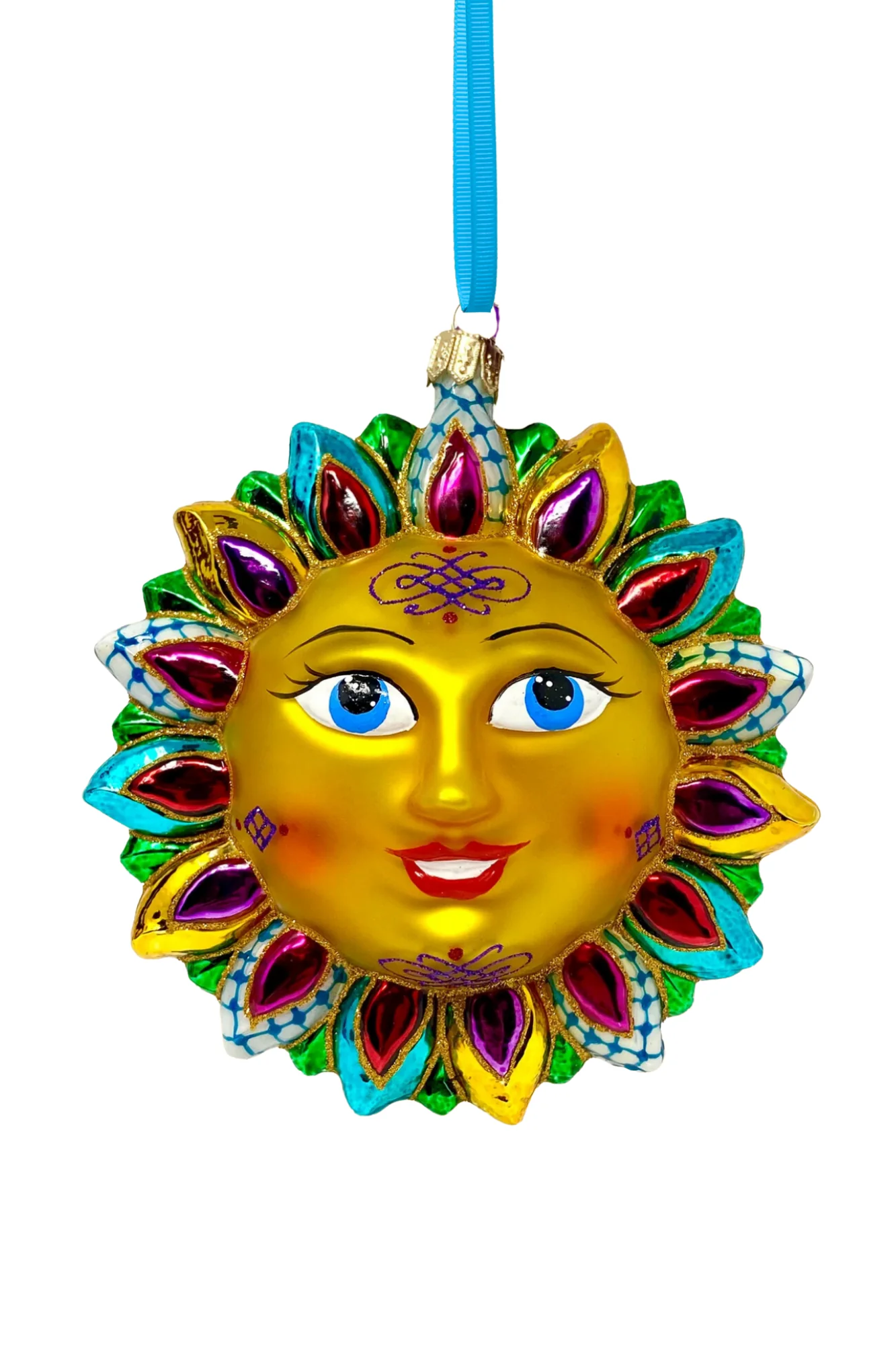 Aztec Sun Glass Ornament (RPG) - Image 2