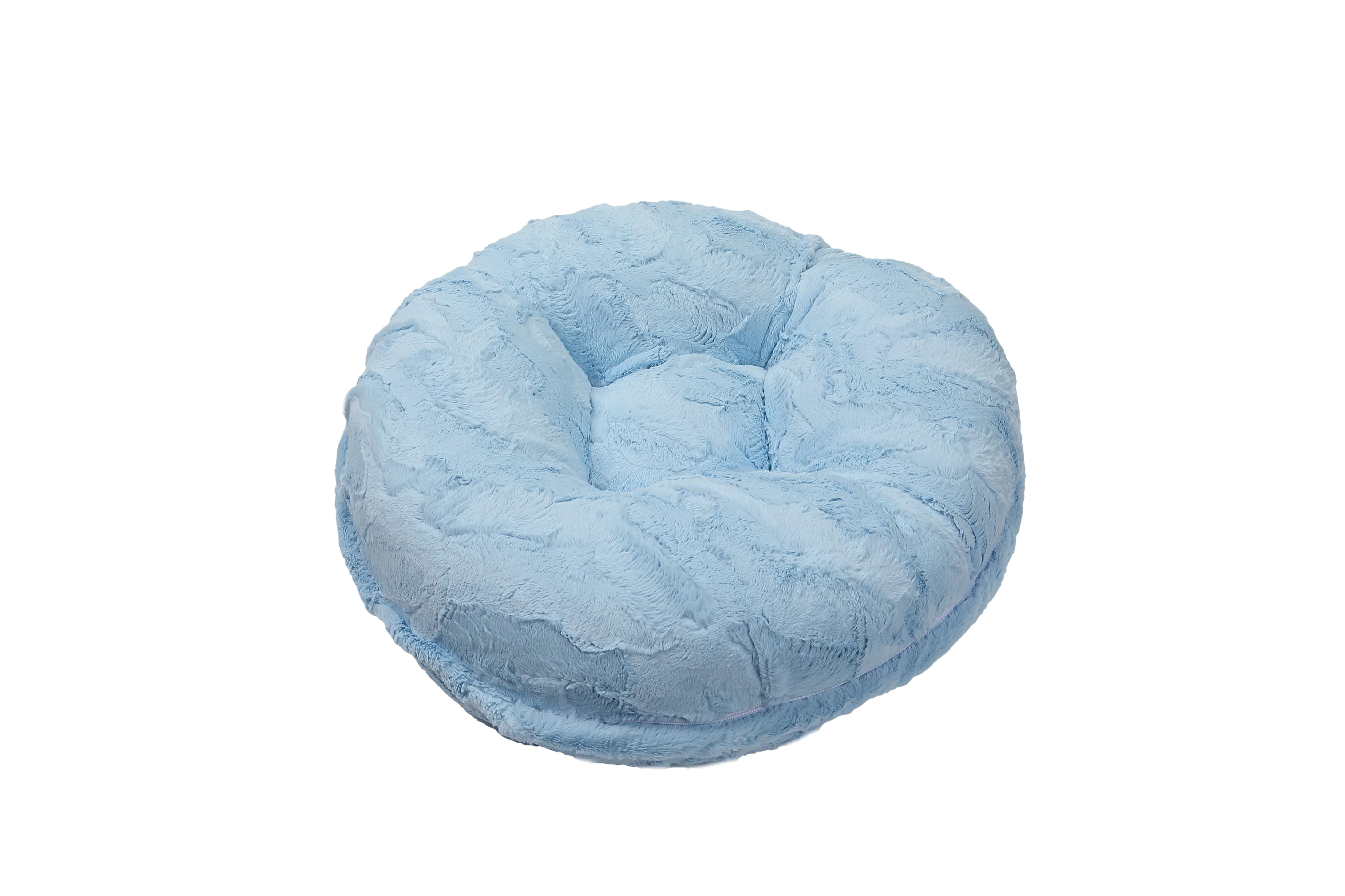 Baby Blue Bagel Bed - Image 2