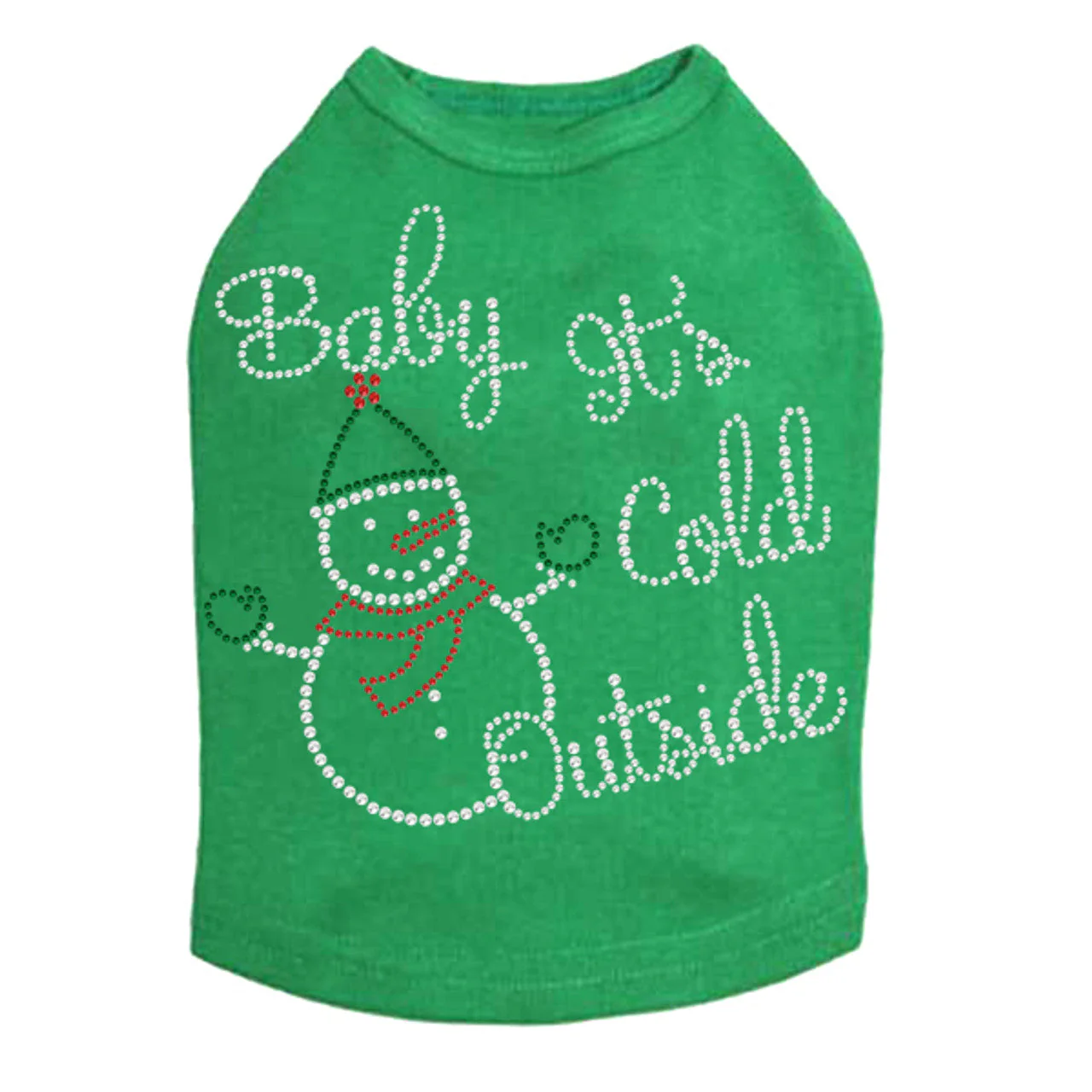 Baby It's Cold Outside Snowman - Dog Tank - Image 6