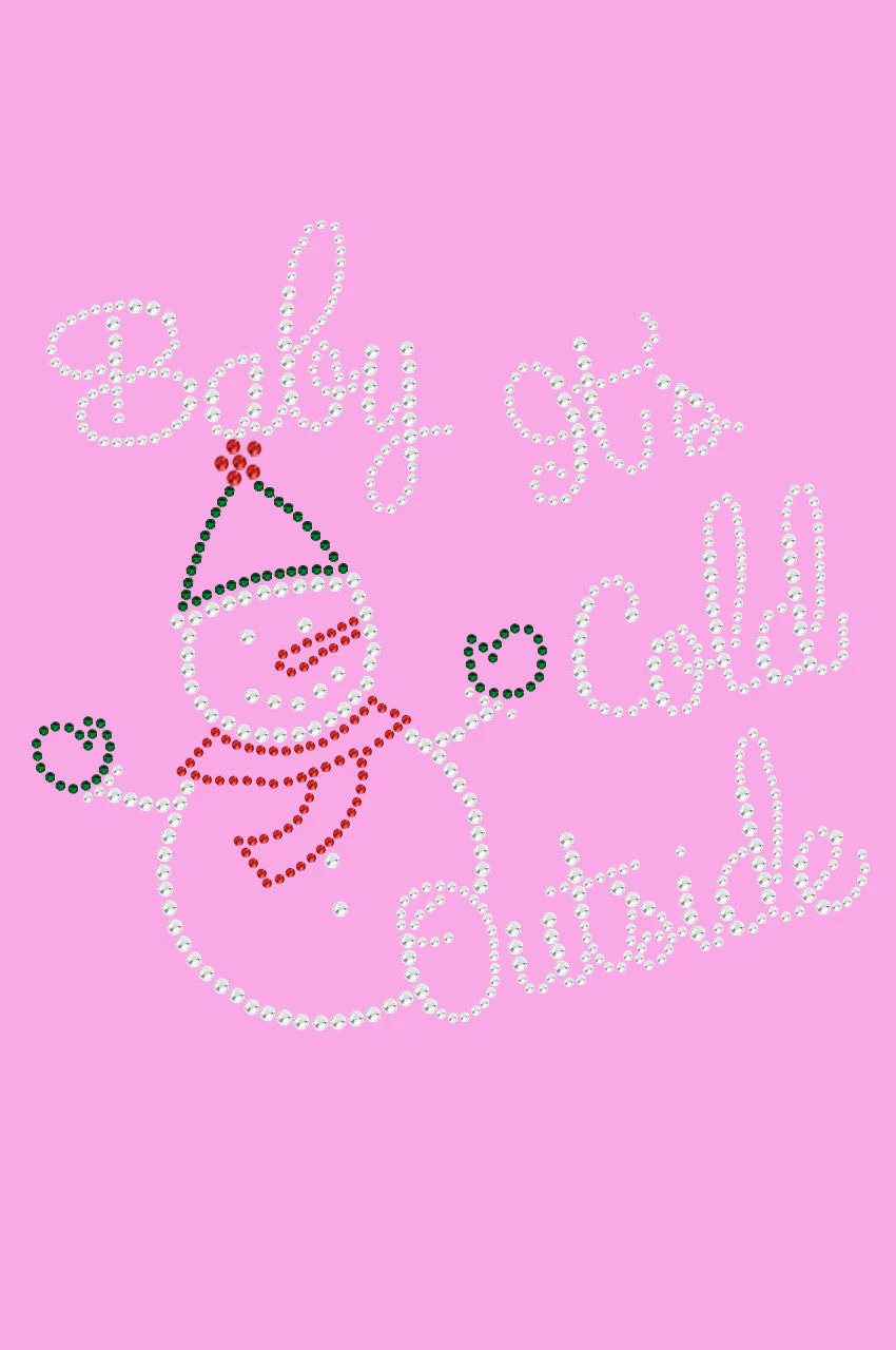 Baby It's Cold Outside Snowman - Women's Tee - Image 11