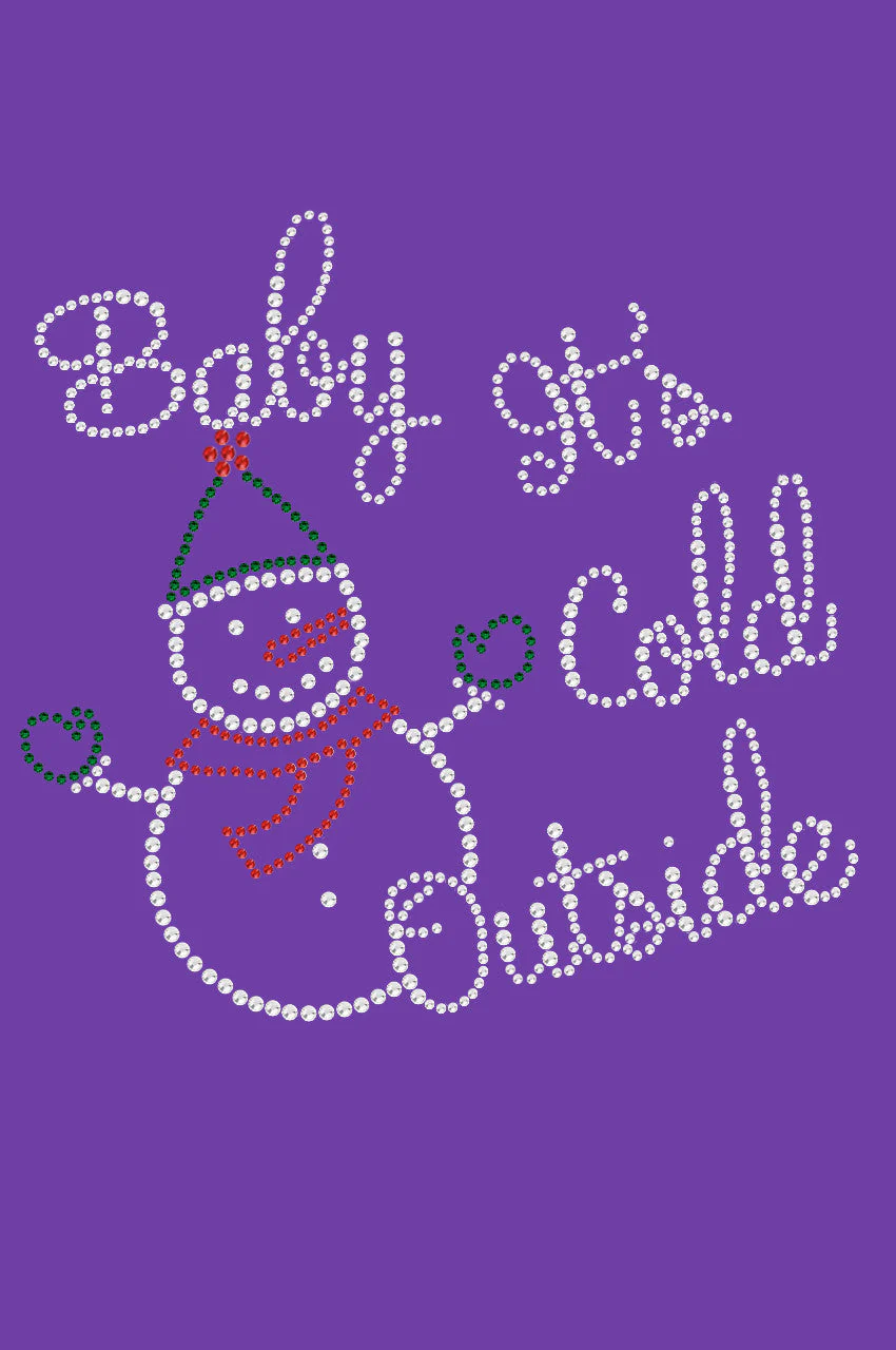 Baby It's Cold Outside Snowman - Women's Tee - Image 8