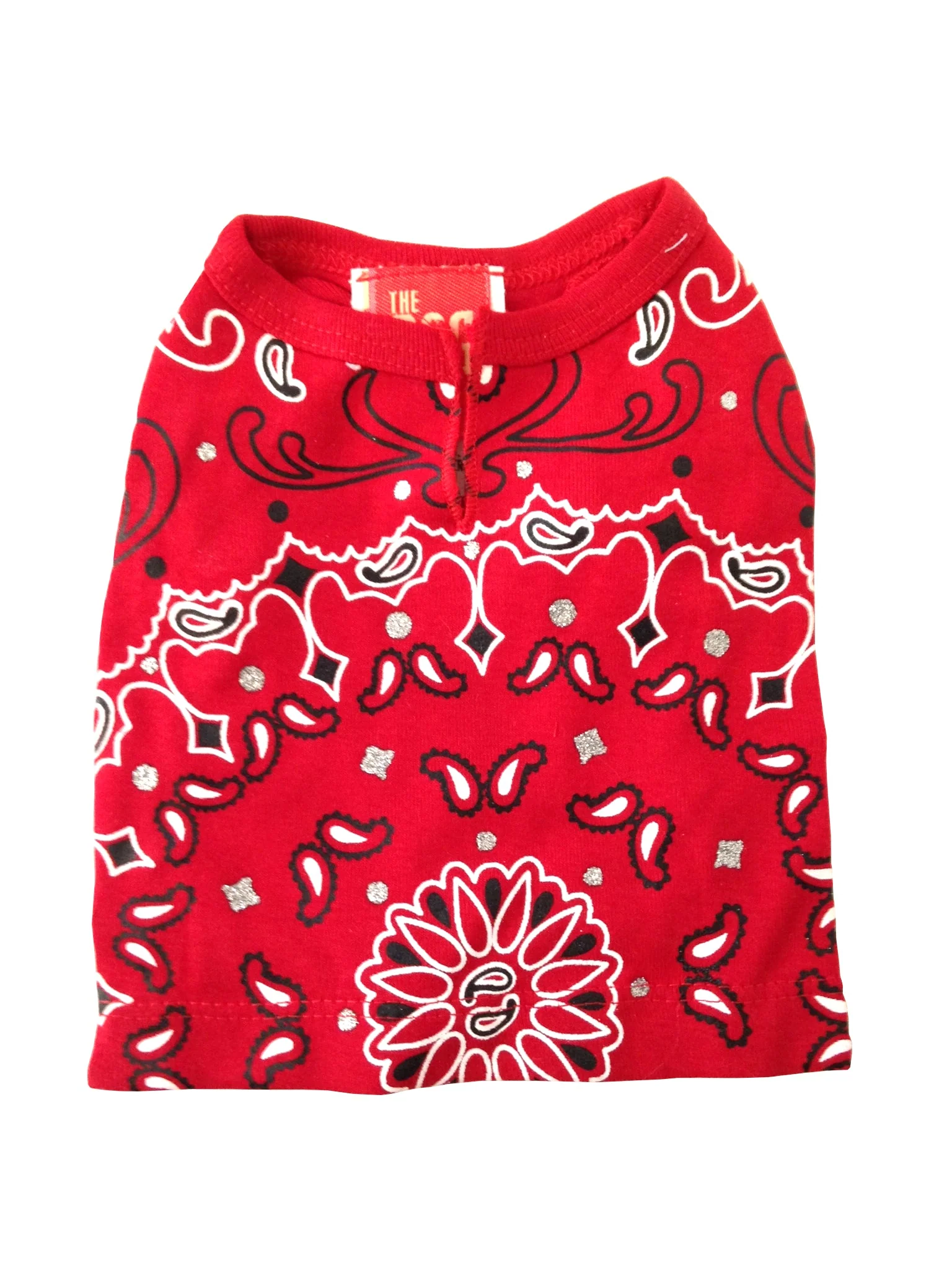 Bandana Dog Tee, Red - Image 2