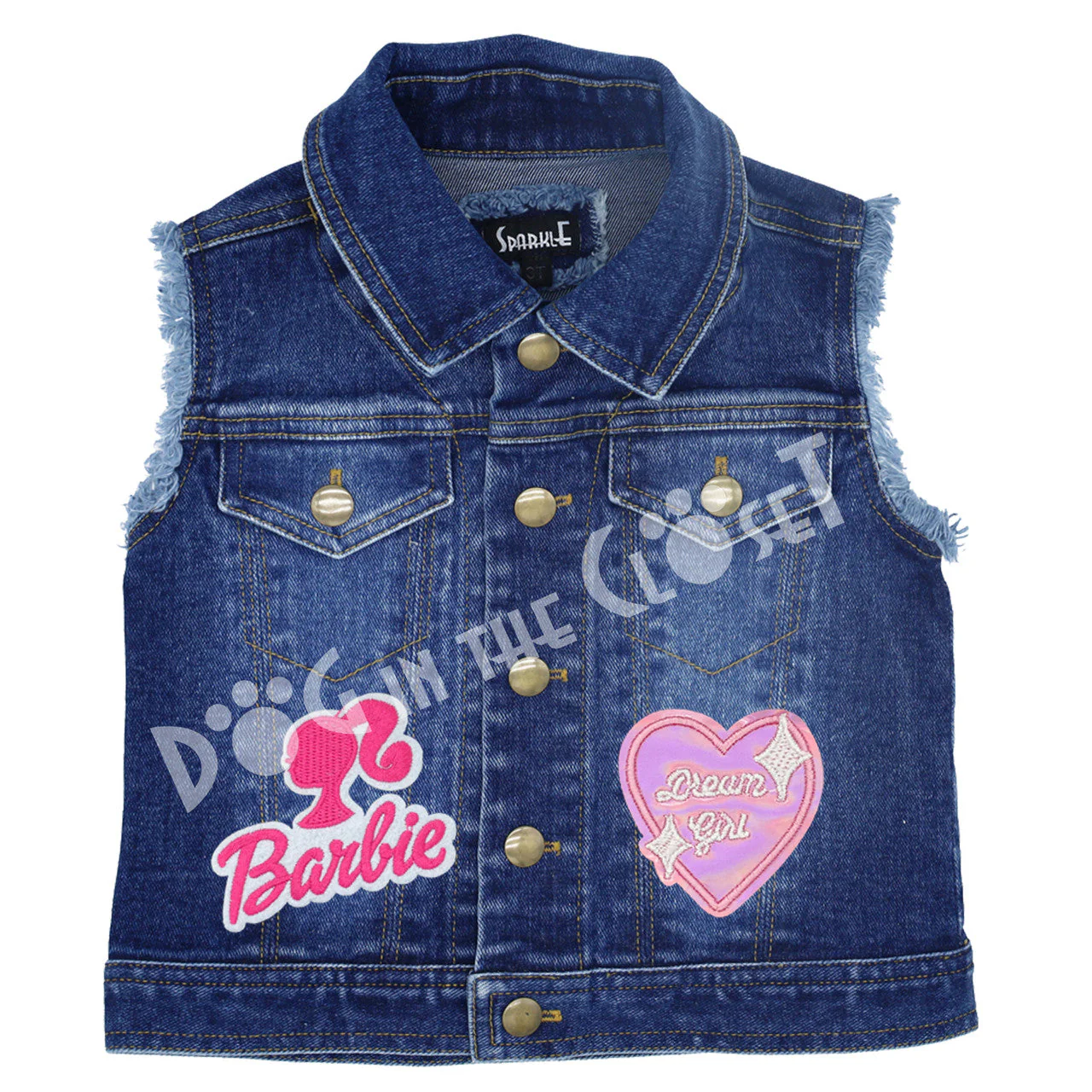Barbie Kids Denim Vest - Image 4