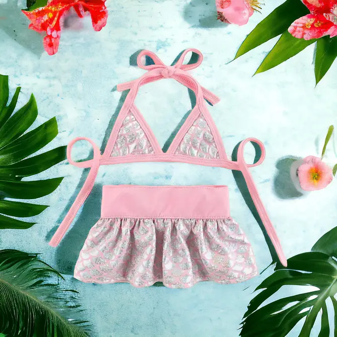 Bark Fifth Ave. Mermaid- Dog Bikini Set - Image 2