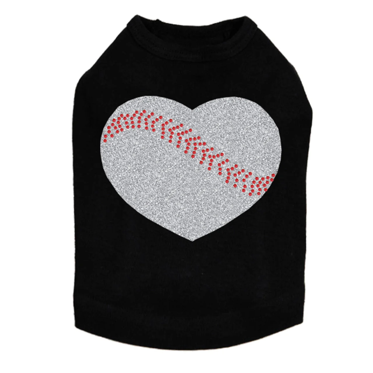Baseball Heart - Dog Tank - Image 6