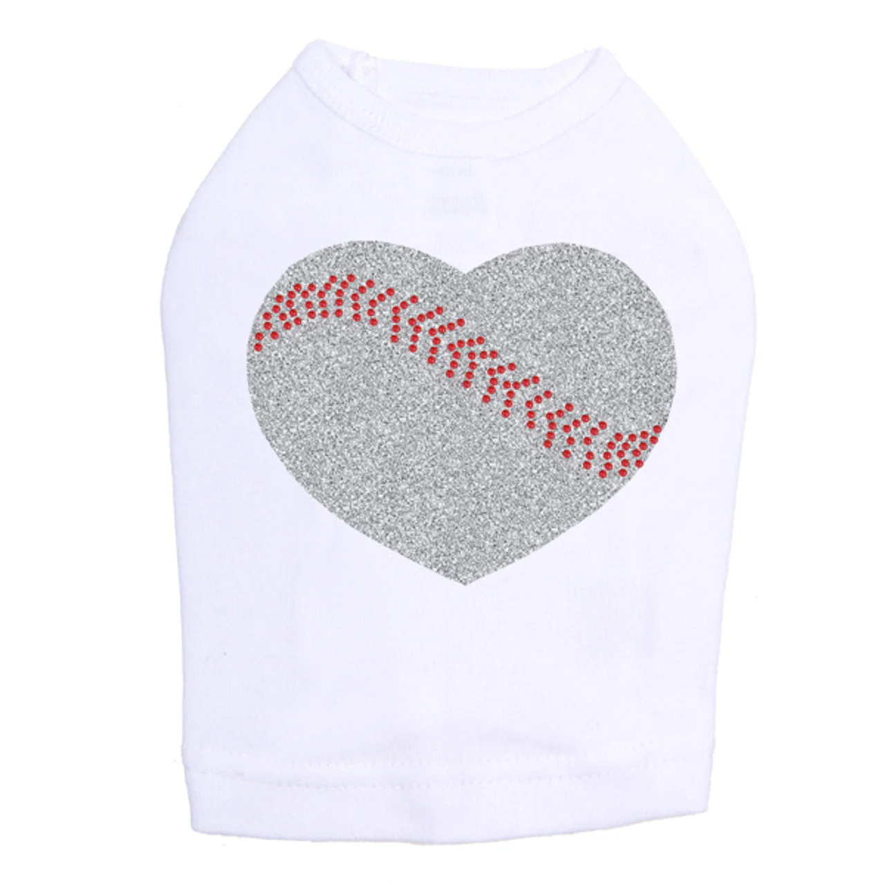 Baseball Heart - Dog Tank - Image 8