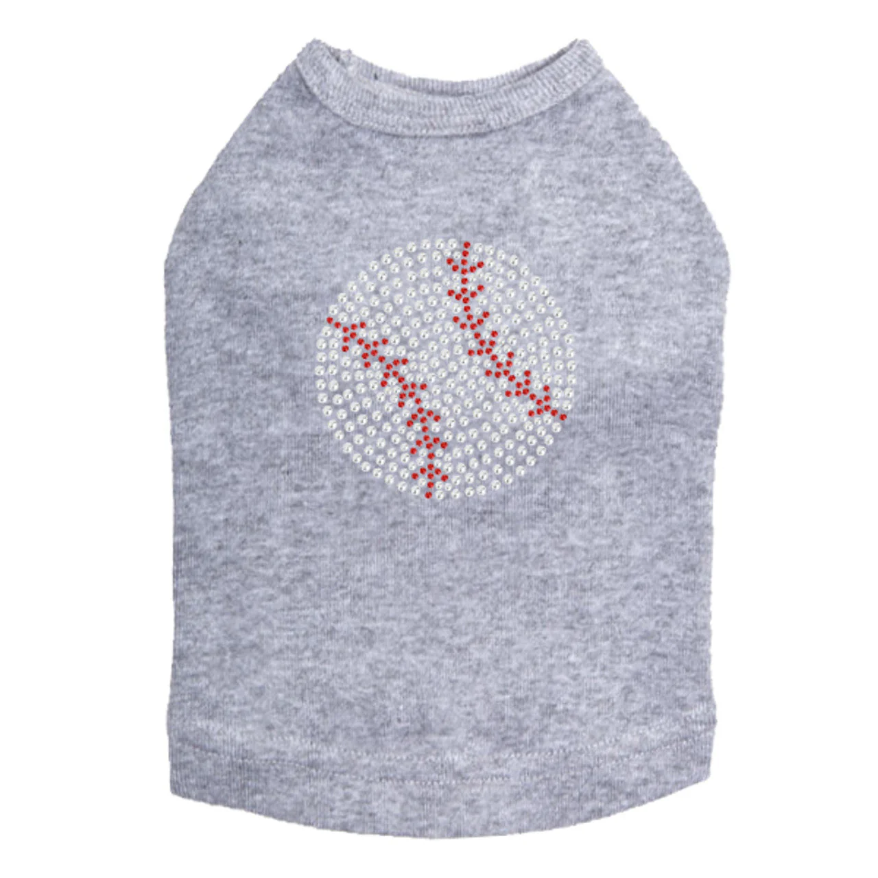 Baseball (Rhinestone) - Dog Tank - Image 4