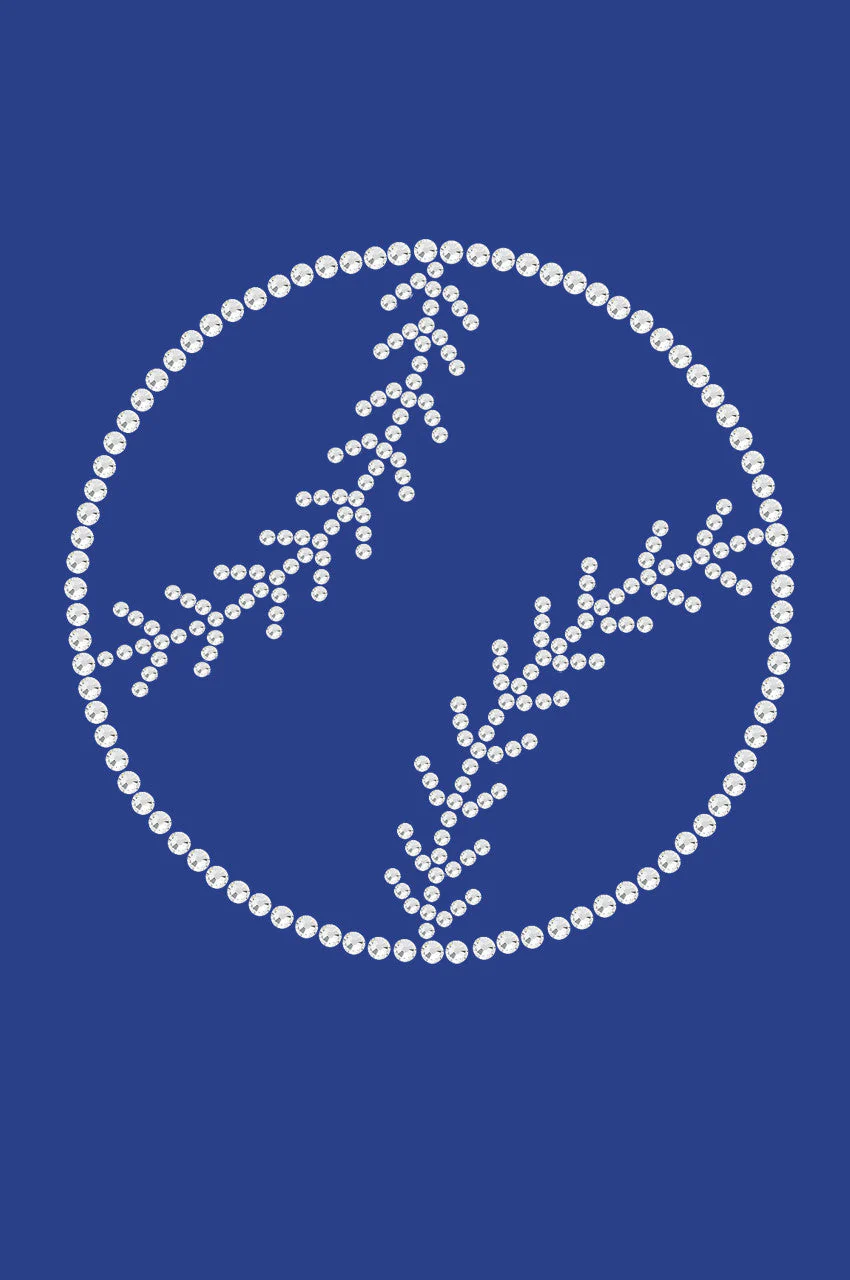 Baseball (Rhinestone Outline) - Bandana - Image 6