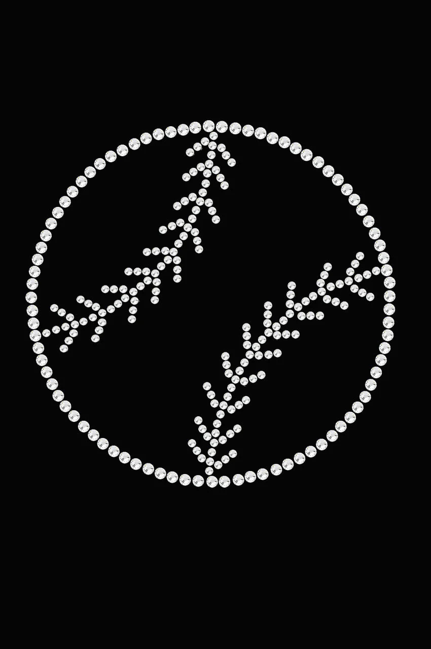 Baseball (Rhinestone Outline) - Bandana - Image 9