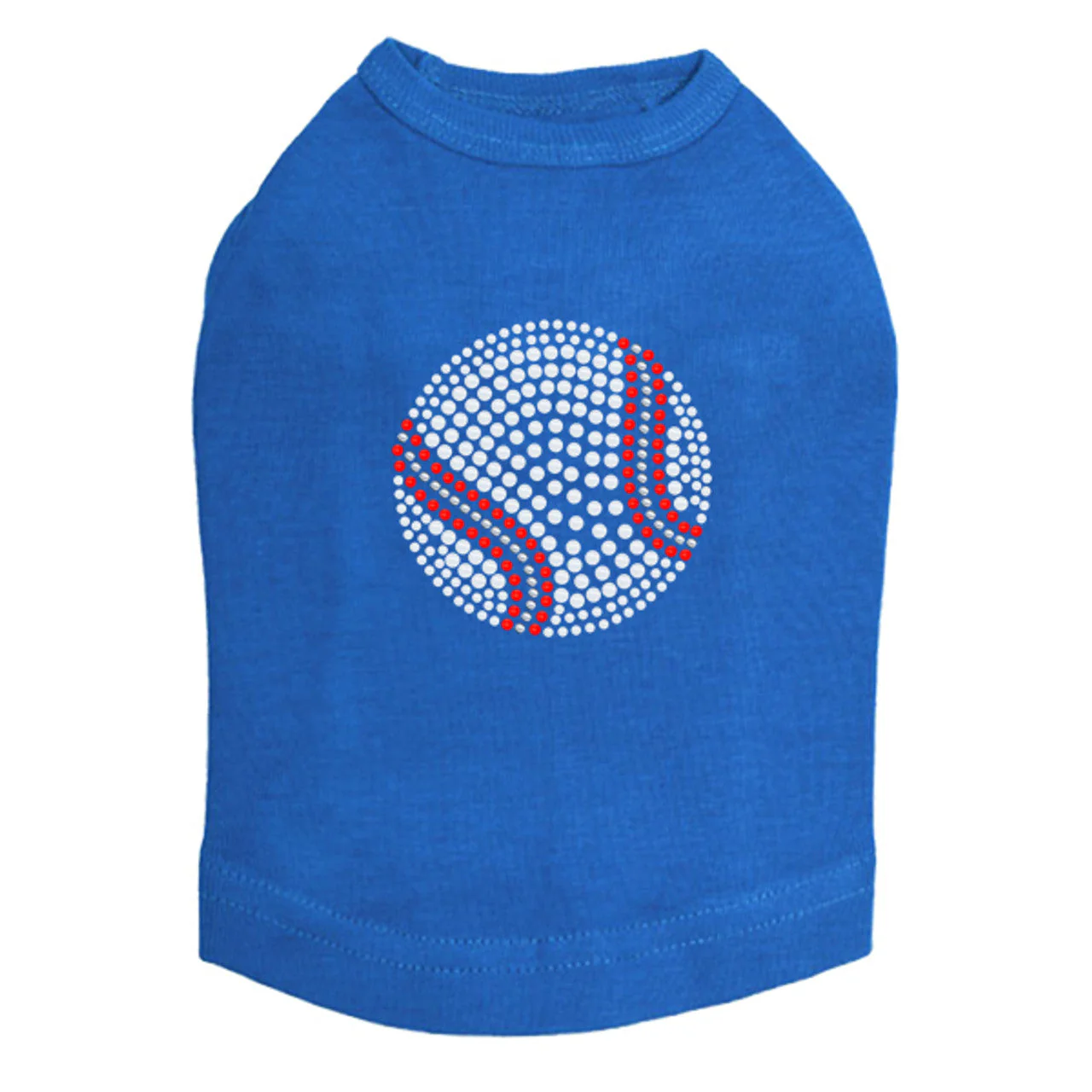 Baseball (White Nailheads) - Dog Tank - Image 11