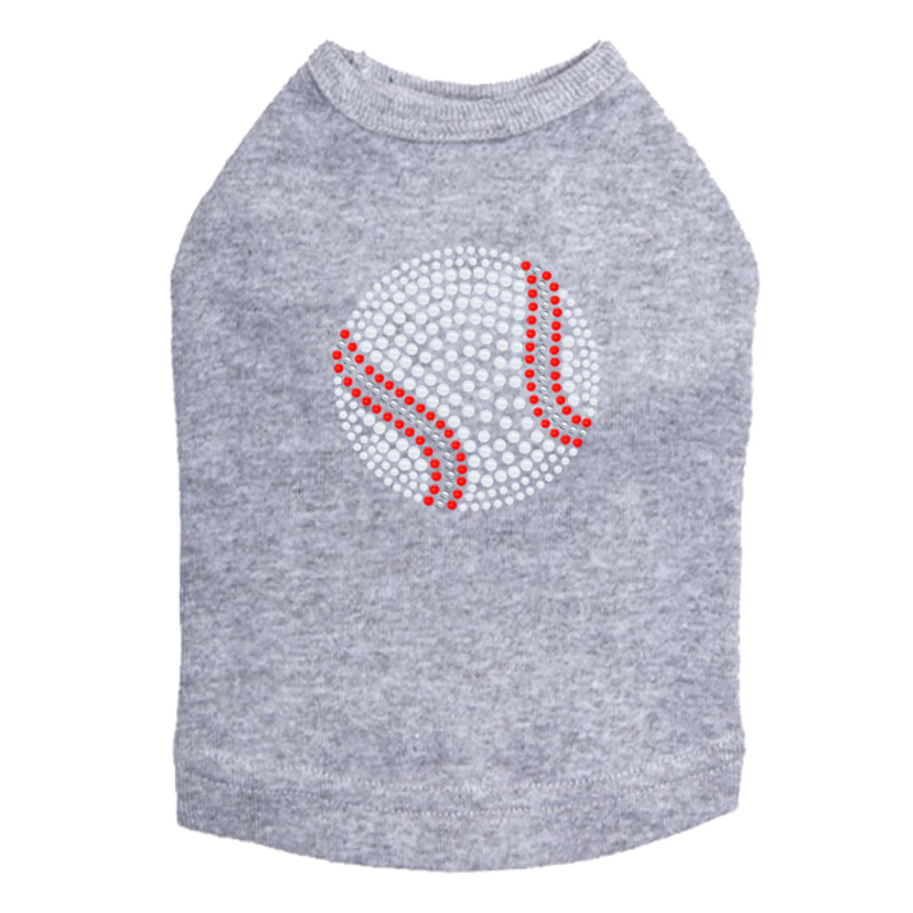 Baseball (White Nailheads) - Dog Tank - Image 12