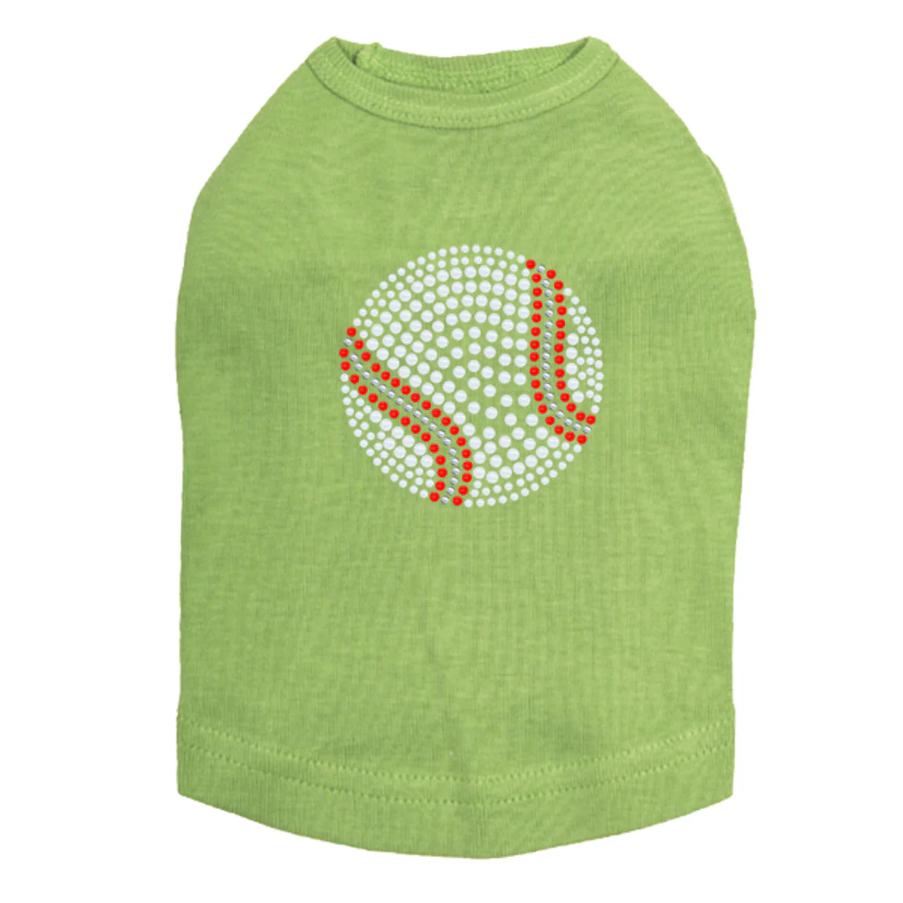 Baseball (White Nailheads) - Dog Tank - Image 14