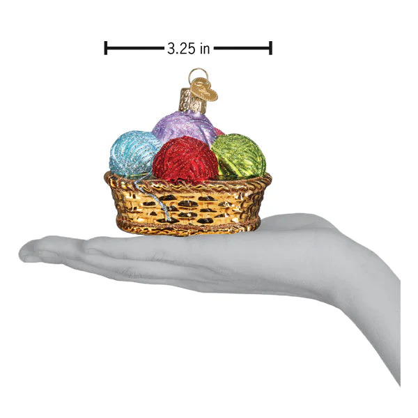 Basket Of Yarn Ornament - Image 6