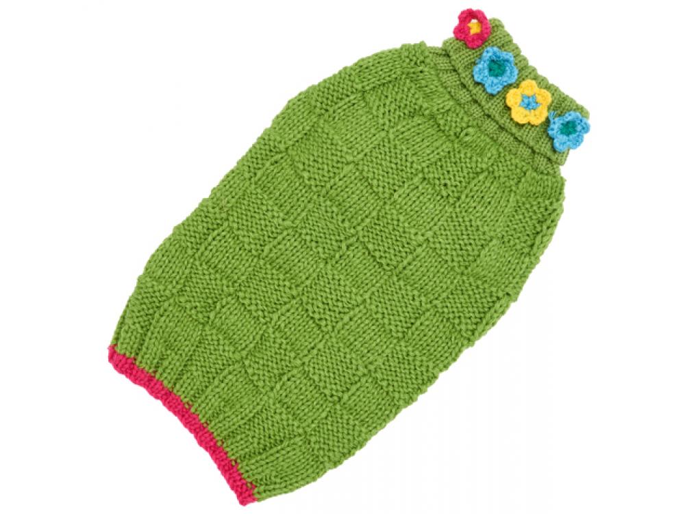 Up Country Basketweave Floral Sweater Pet Accessory - Image 3