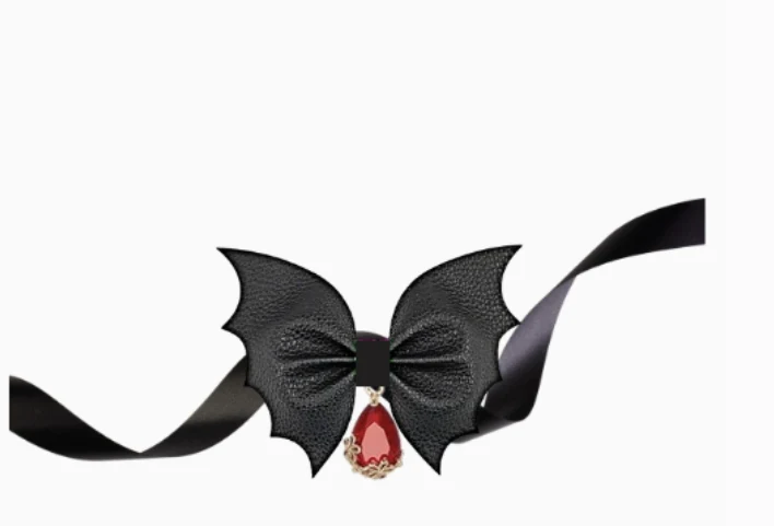 Batty & Fabulous Ribbon Boo-tie Necklace - Image 2