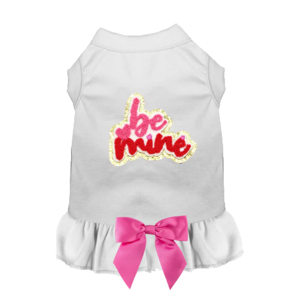 Bark 5th Ave., LLC Personalized Dog Dress - White