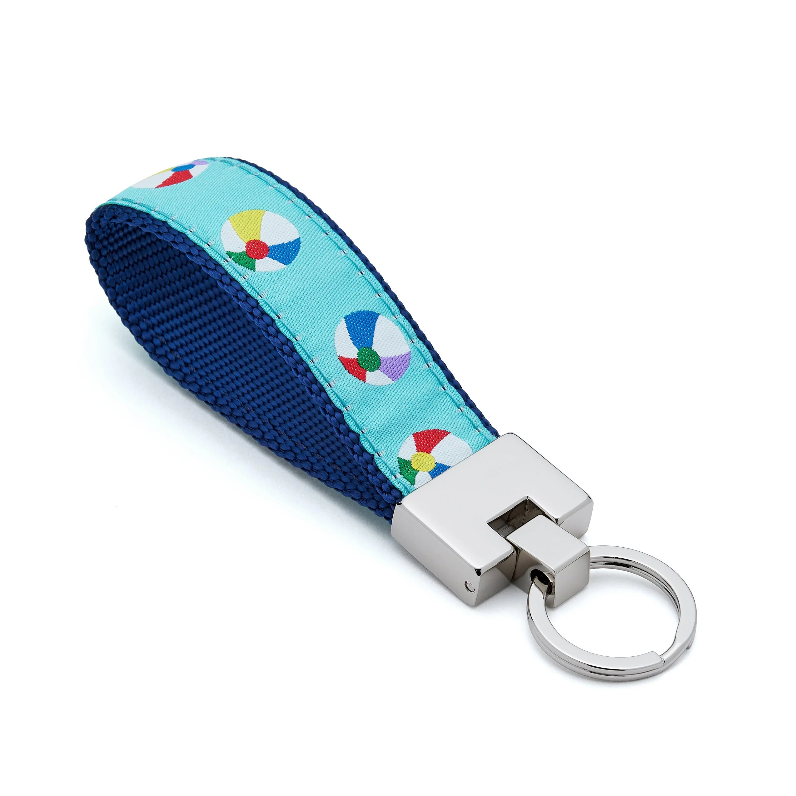 Up Country Beach Balls Cast Brass Key Ring
