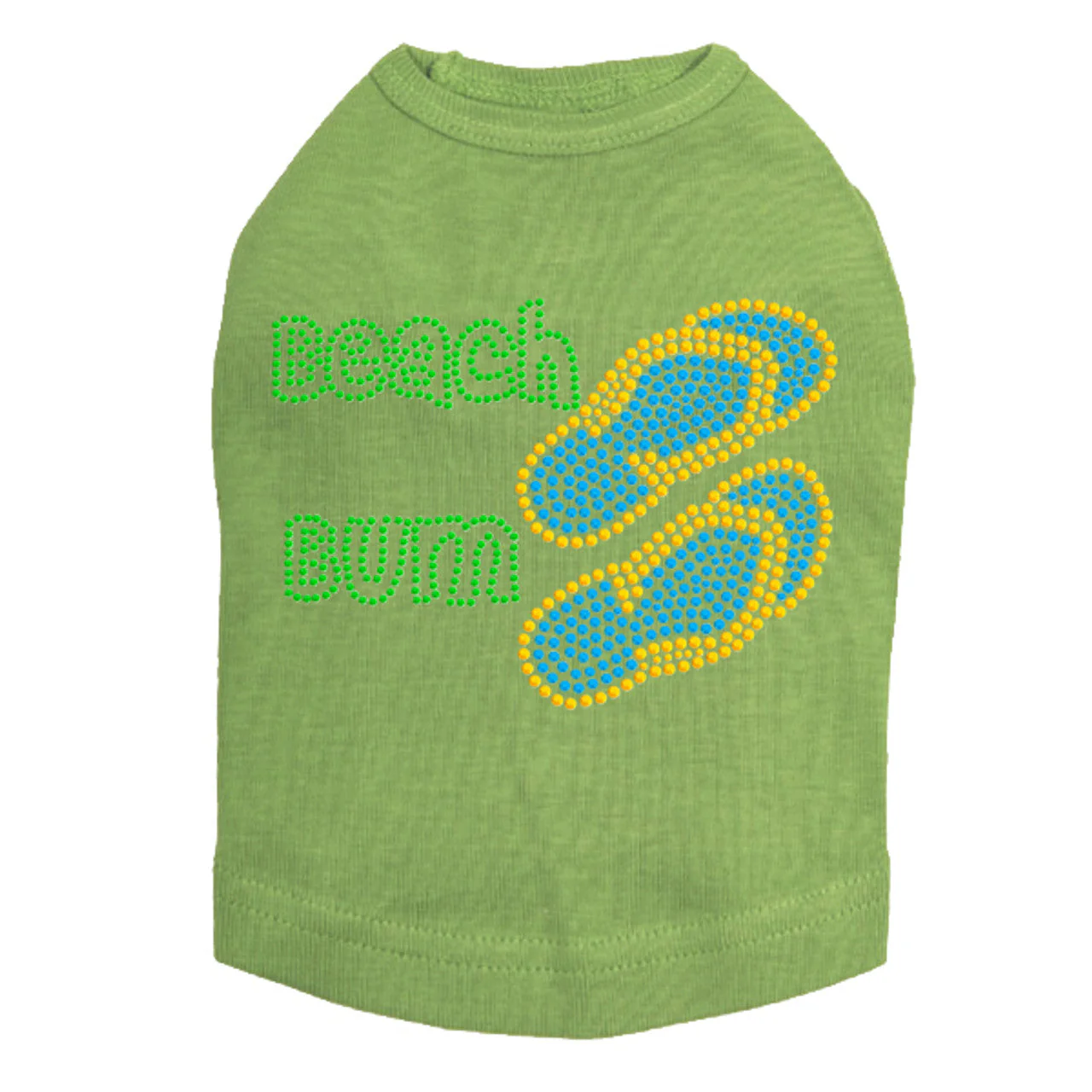 Beach Bum with Flip Flops - Dog Tank - Image 14