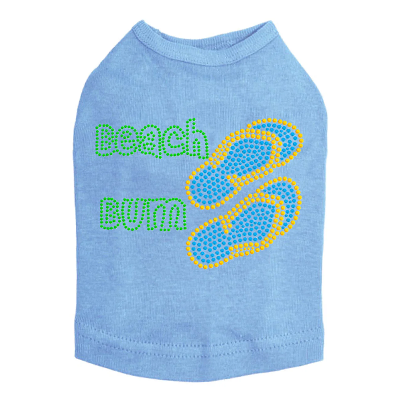 Beach Bum with Flip Flops - Dog Tank - Image 2