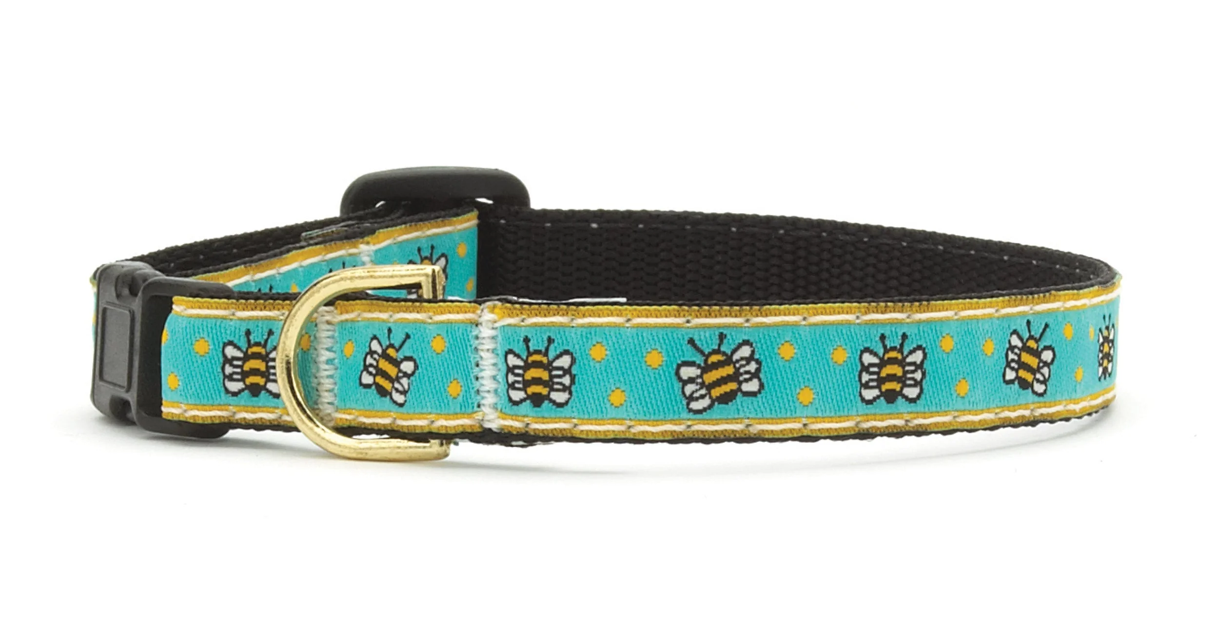 Up Country Bee Made in USA Dog Collar