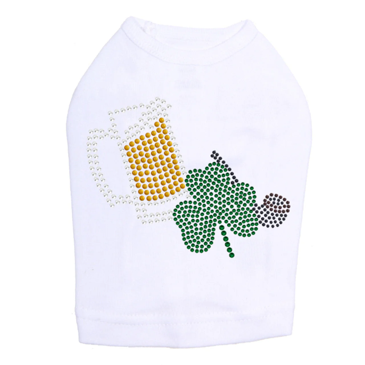 Beer Mug, Clover, & Pipe - Dog Tank - Image 4