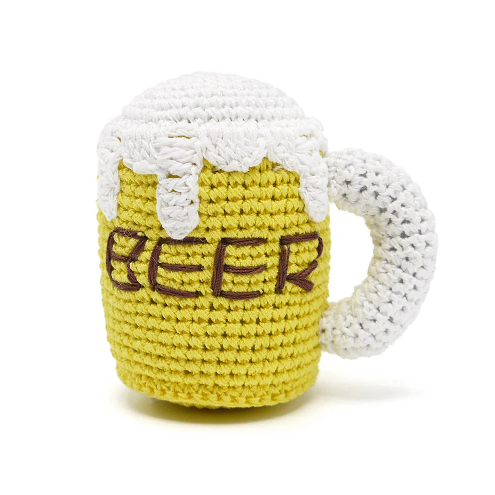 Beer Mug Crochet Toy