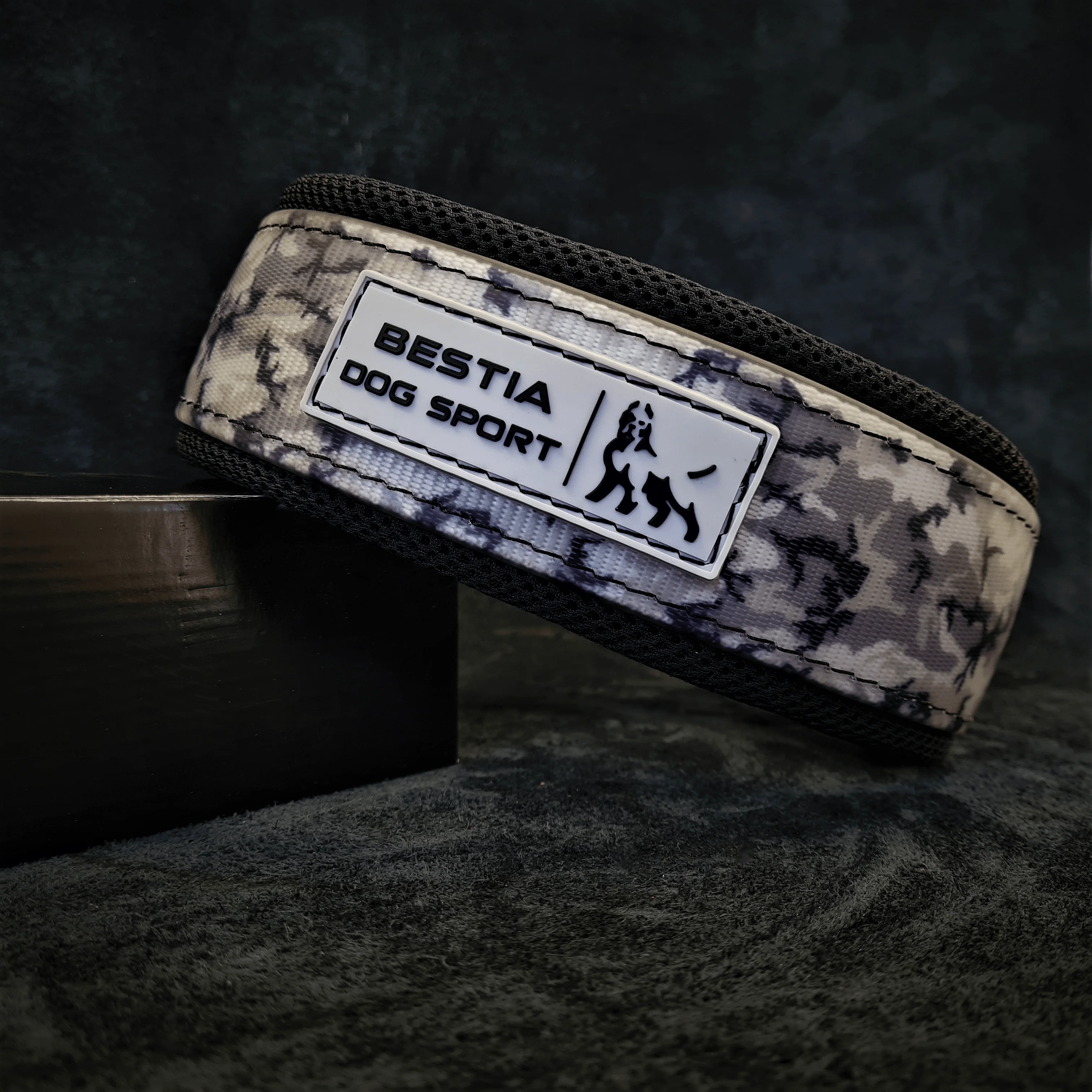 Bestia Dog Gear Stainless Steel Dog Collar - Grey - Image 2