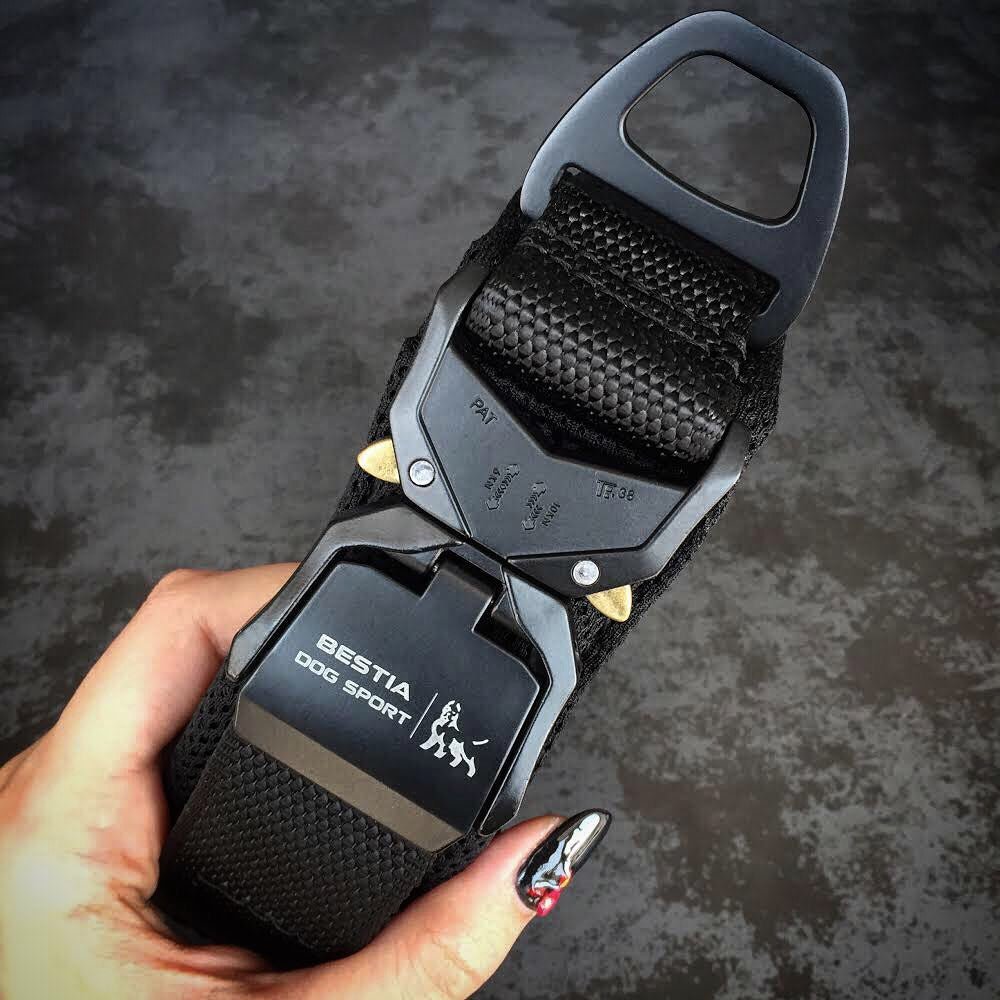 Bestia Dog Sport Waterproof Dog Collar - Black - Image 3
