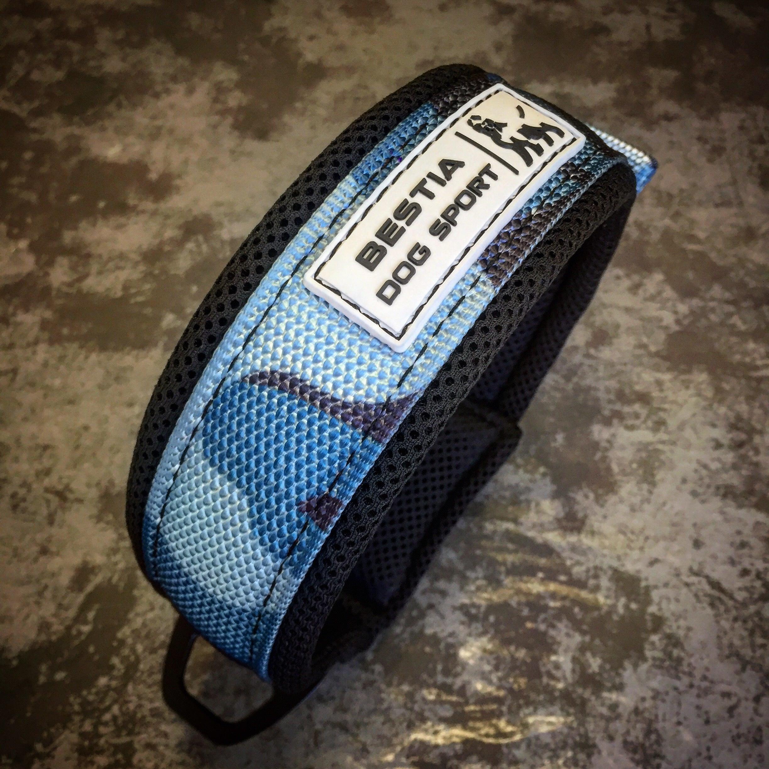 Bestia Dog Gear Waterproof Dog Collar - Blue - Image 2